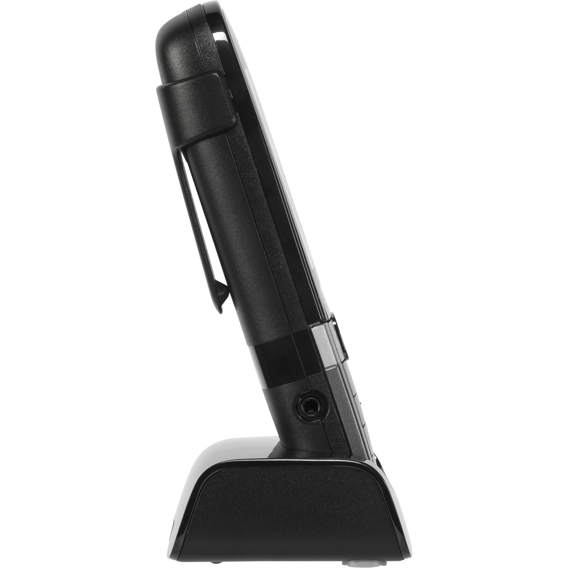 barcode-scanner, handheld-device, black, cradle, slot-USB