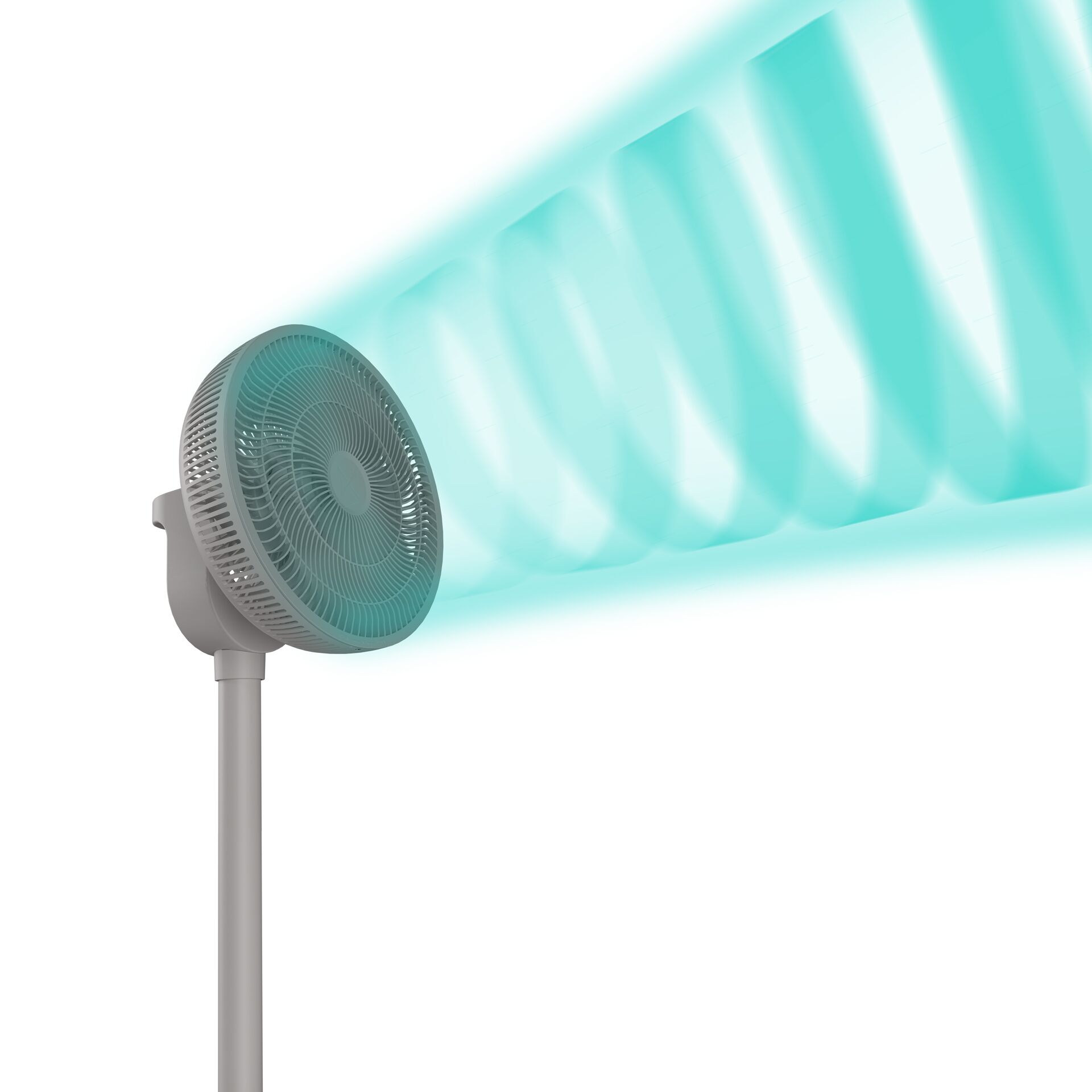 Ventilator, Fan blade, Standfan, Eco-friendly, Blue-green glow