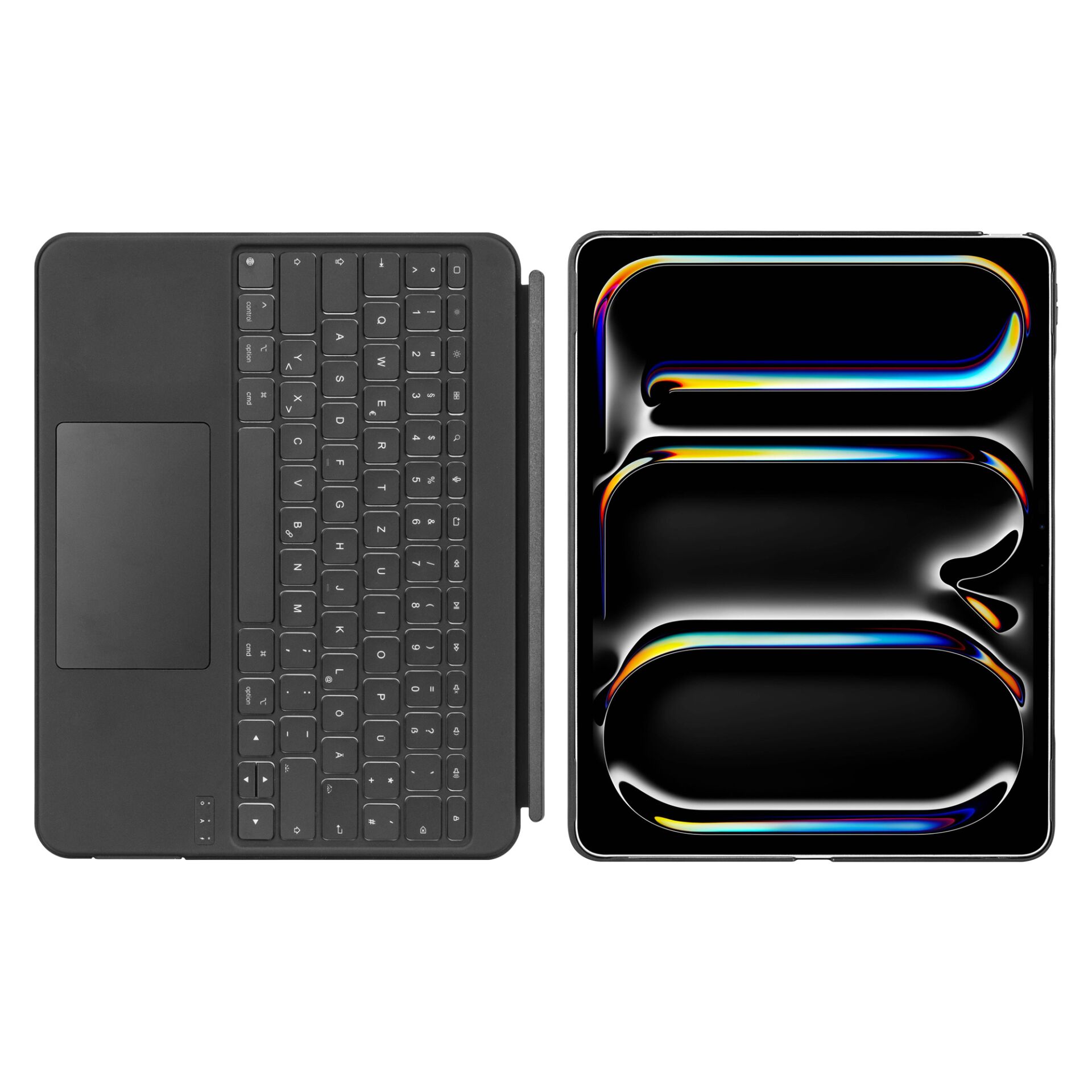 Tablet, Tastaturhülle, Touchscreen, Schwarz, Multimedia, tablet, Tastatur-Tablet, herausnehmbare Tastatur, schwarz, Detachable Keyboard