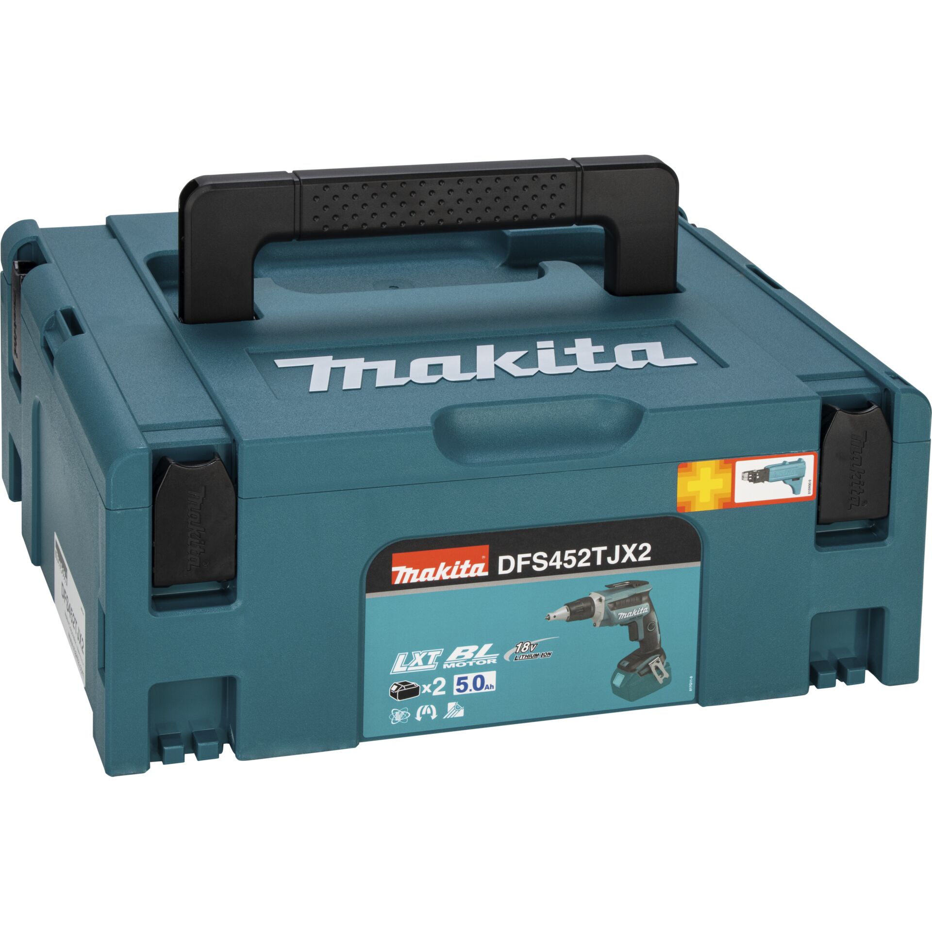 Kasten, Akku-Werkzeugkasten, Makita, DFS452TJX2, 18V