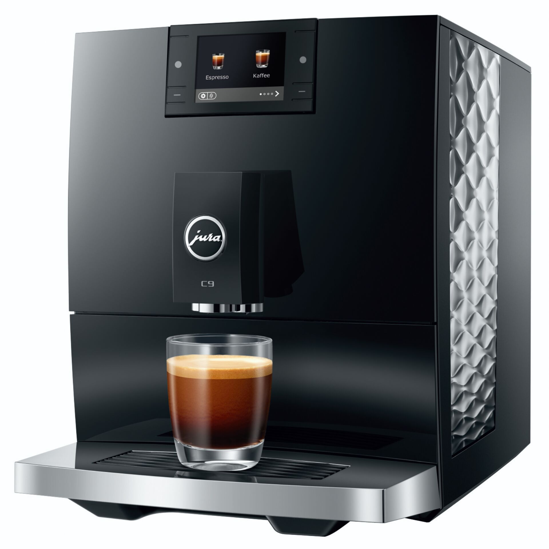 Kapselmaschine, Espresso, Kaffee, Edelstahl, Tassenhalterung