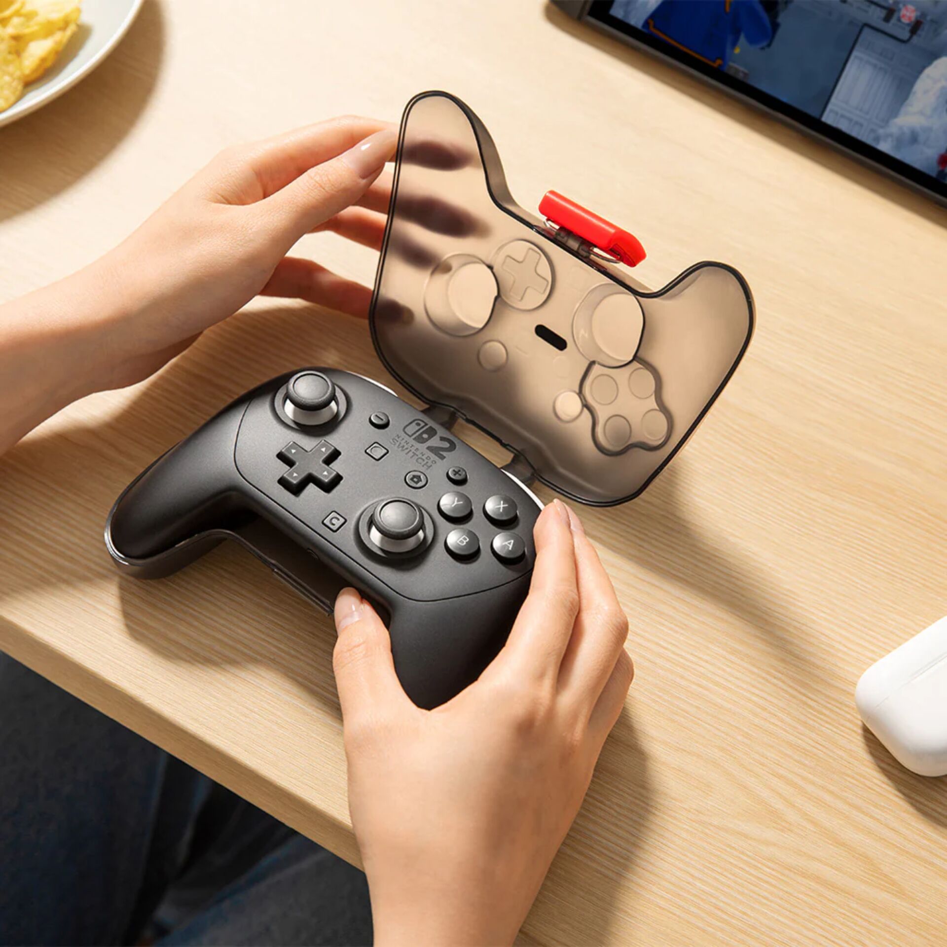 Controller, Gamepad, Nintendo Switch, schwarz, Zubehör