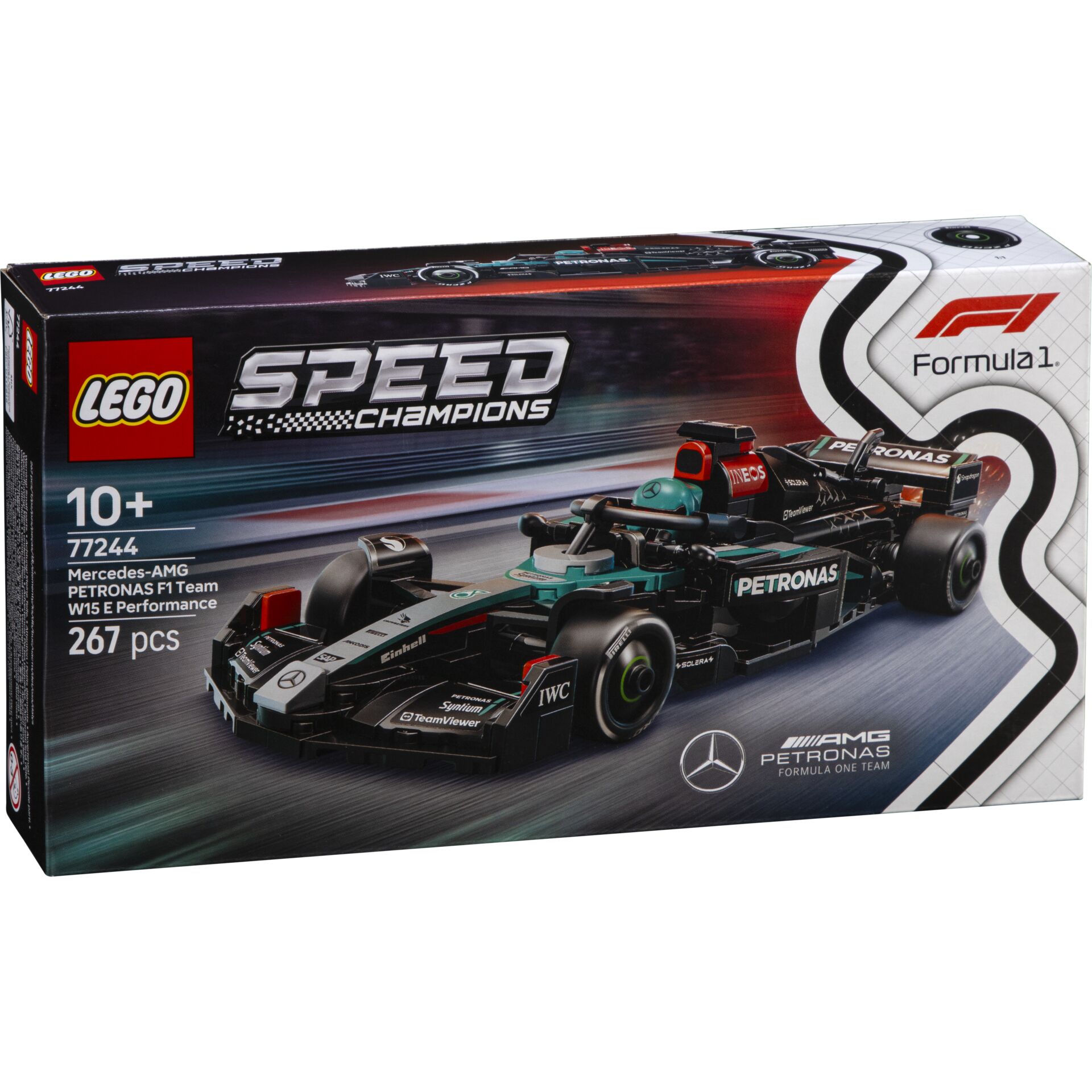 LEGO, Speed Champions, Mercedes AMG, Petronas, 267 pcs