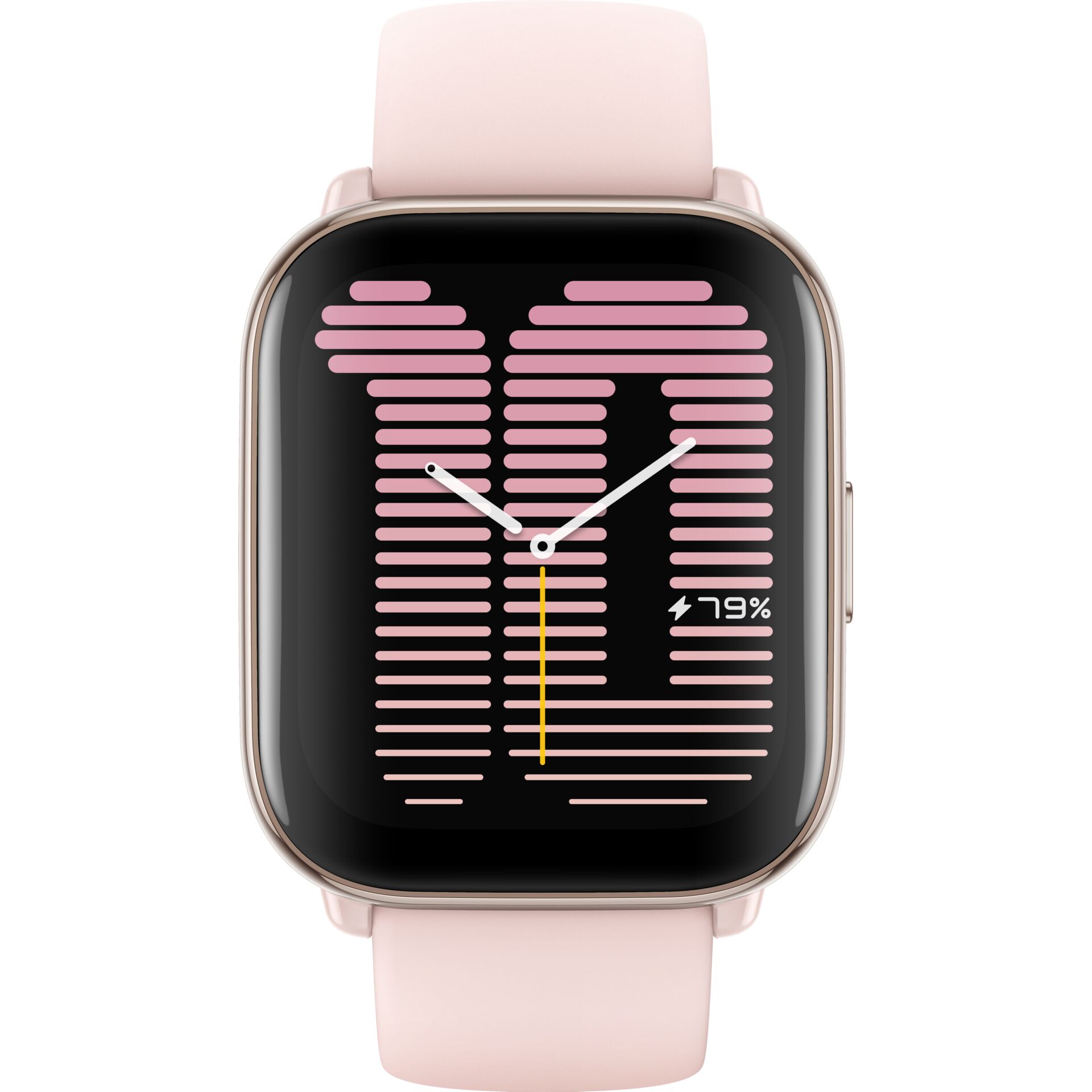 Amazfit Active Petal Pink Armbanduhr, Arm, Körperteil, Person