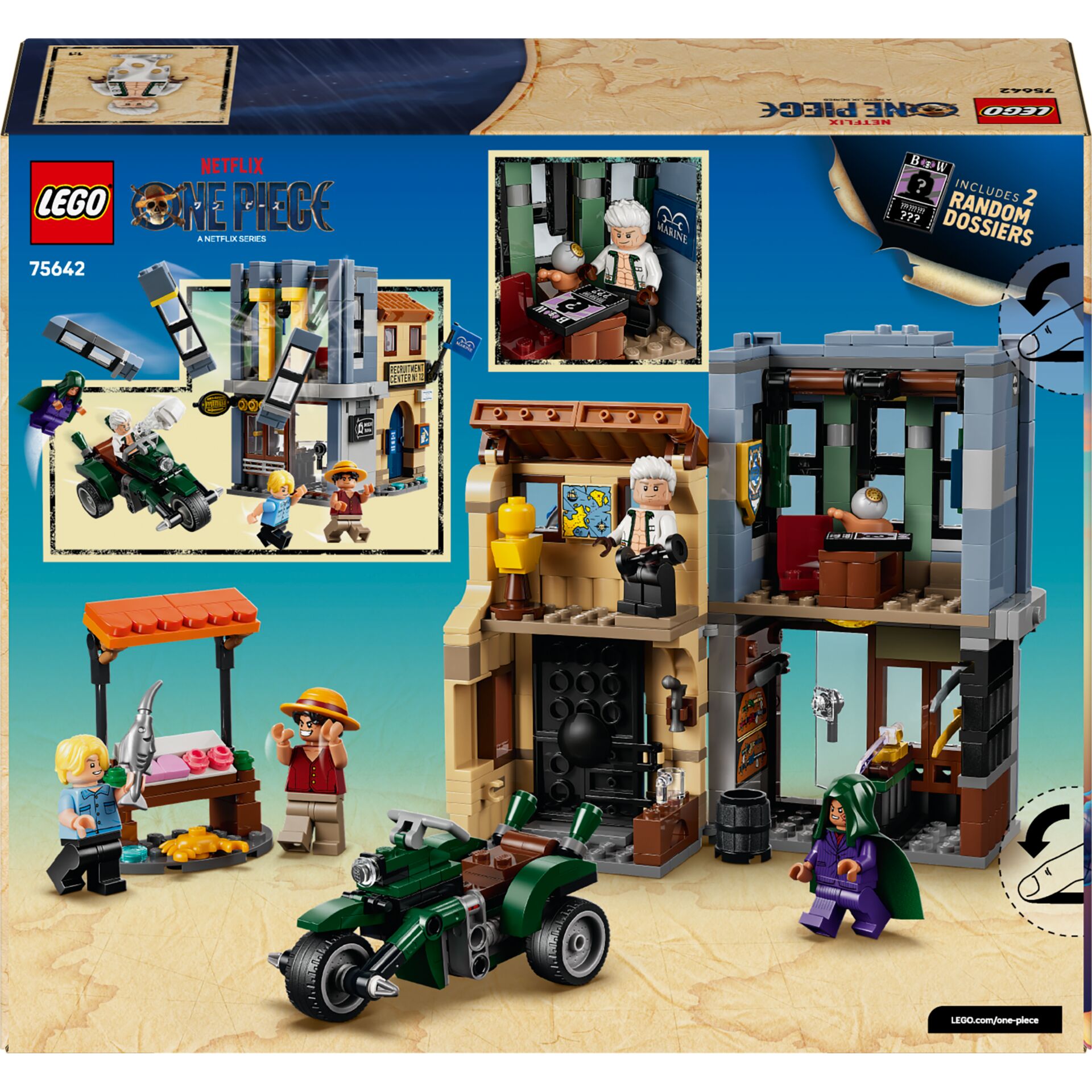 LEGO, One Piece, Set 75642, Brick Building, Motorcycle