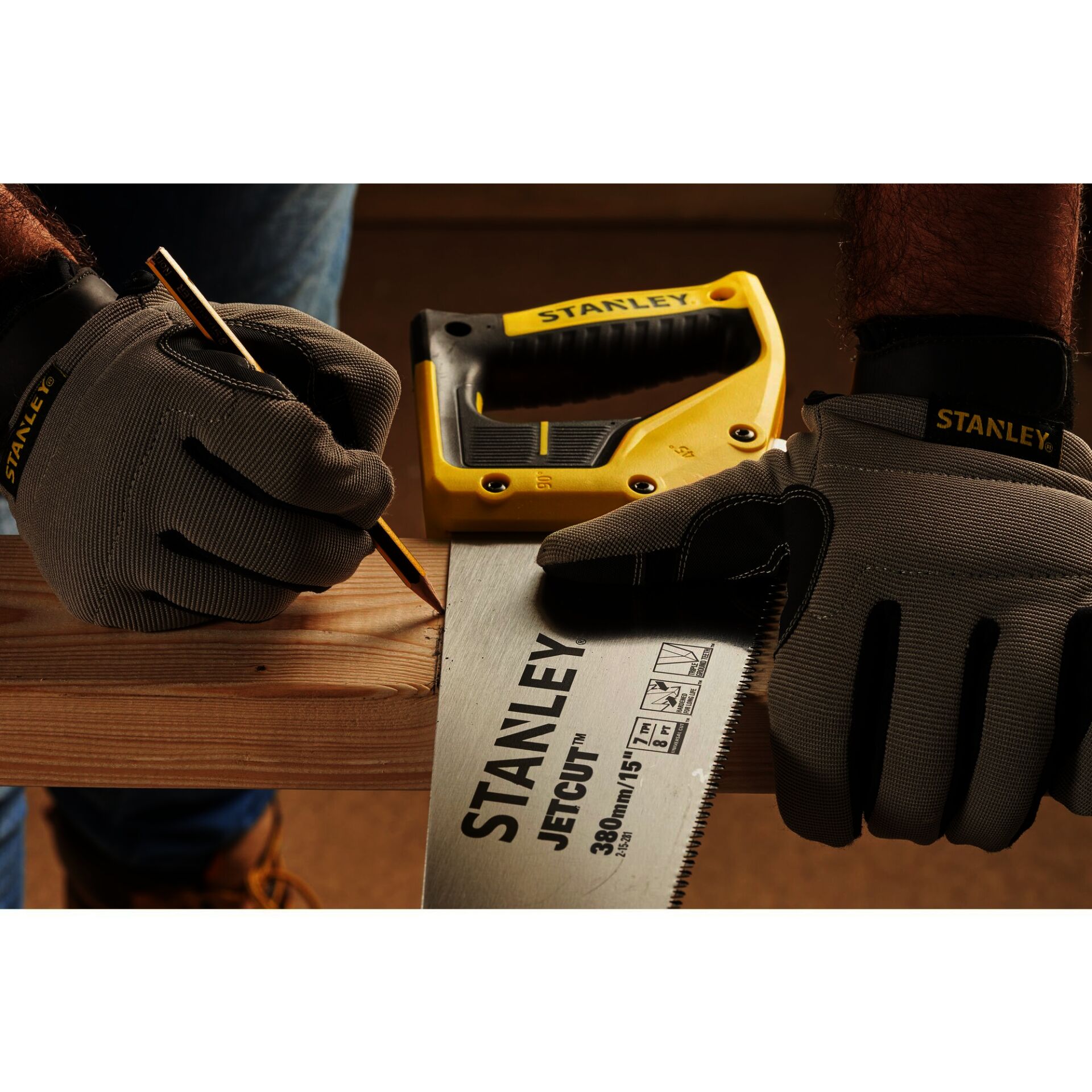 Handsaw, Handschuhe, Holzarbeiten, Stanley, Sägeband