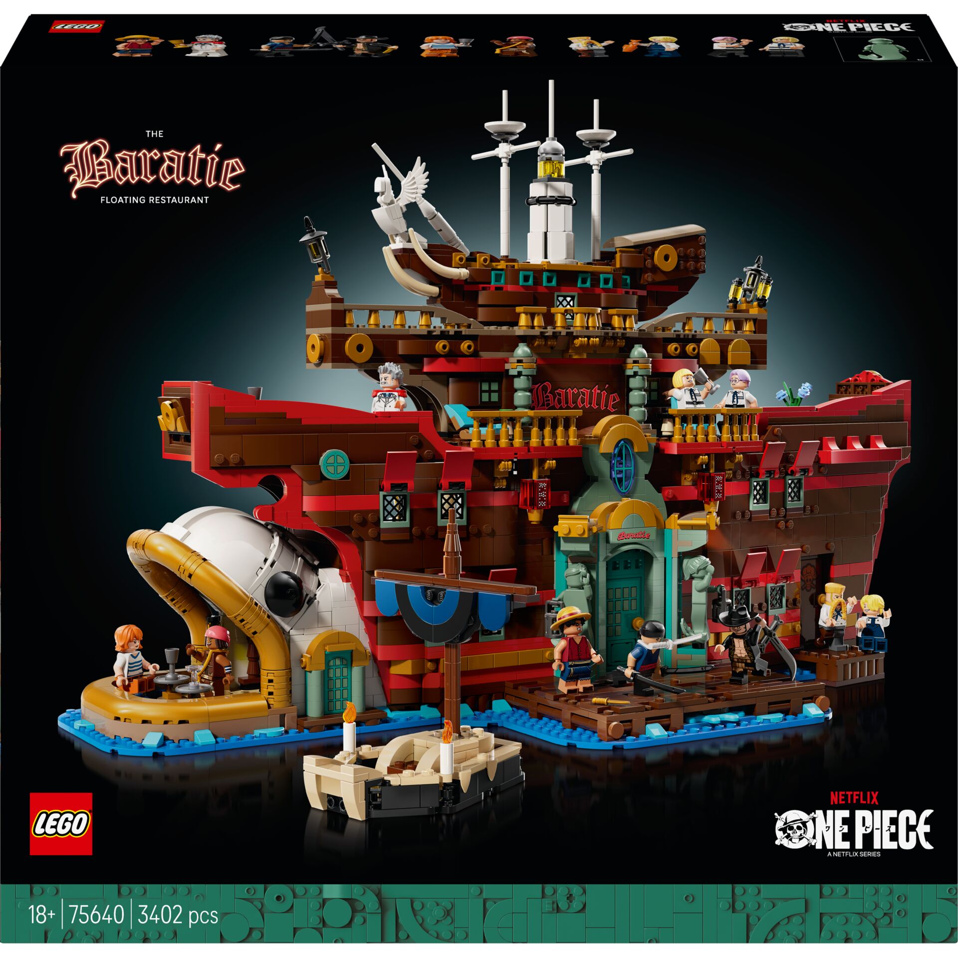 LEGO ONE PIECE 75640  Das Schwimmende Restaurant