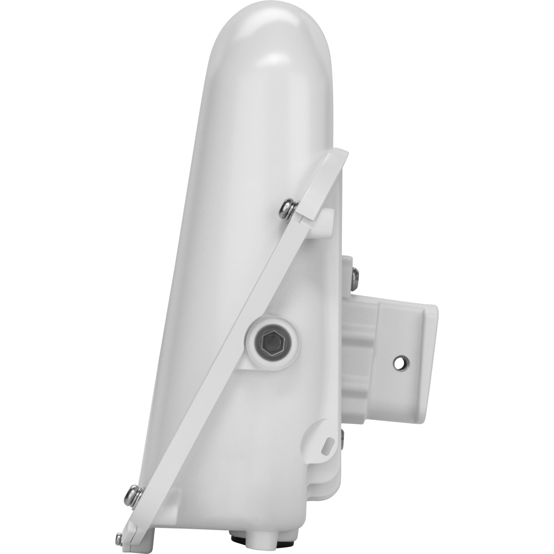 Straßenlaterne, Außenleuchte, LED-Lampe, Weiß, Wandhalterung