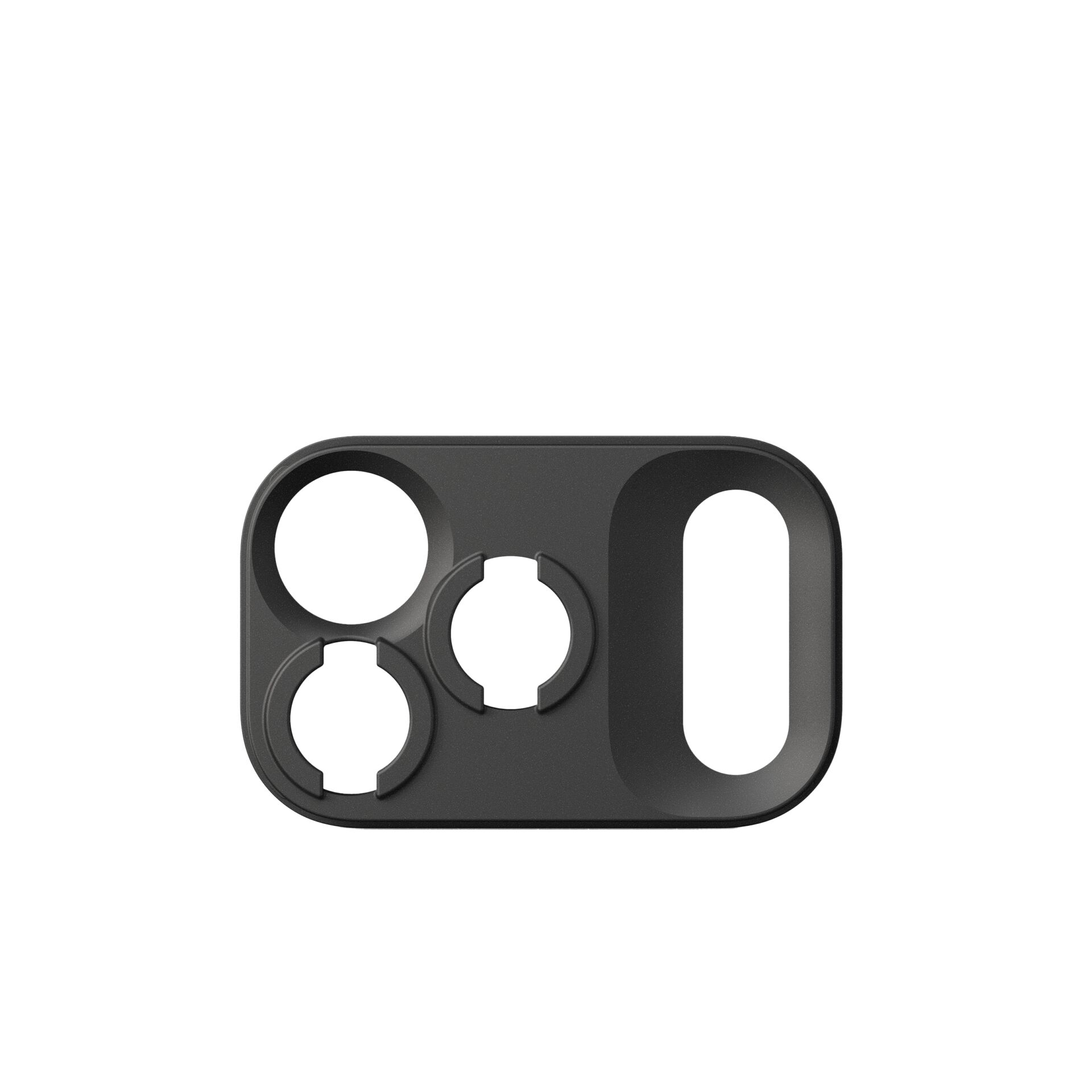 Linsenhalter, Kamerahalter, Objektivrahmen, Dreifachclip, Schwarz