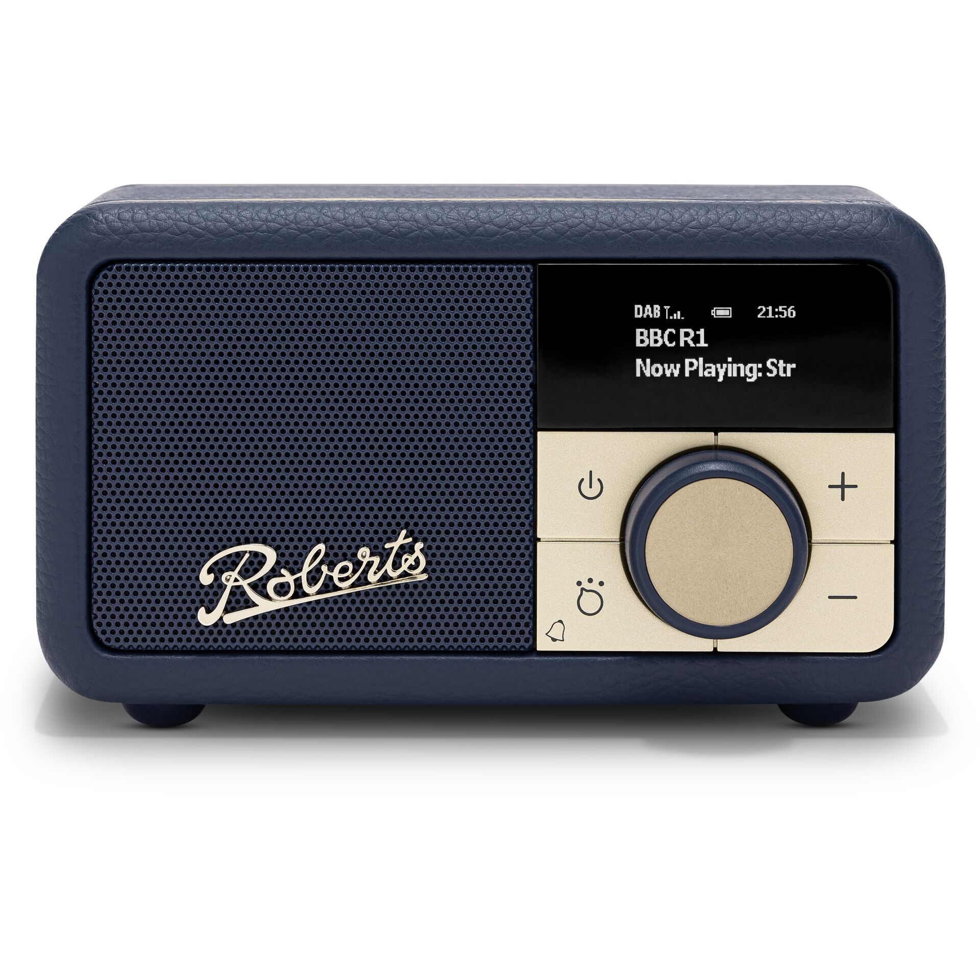 radio, portabel, bluetooth, blau, anzeige
