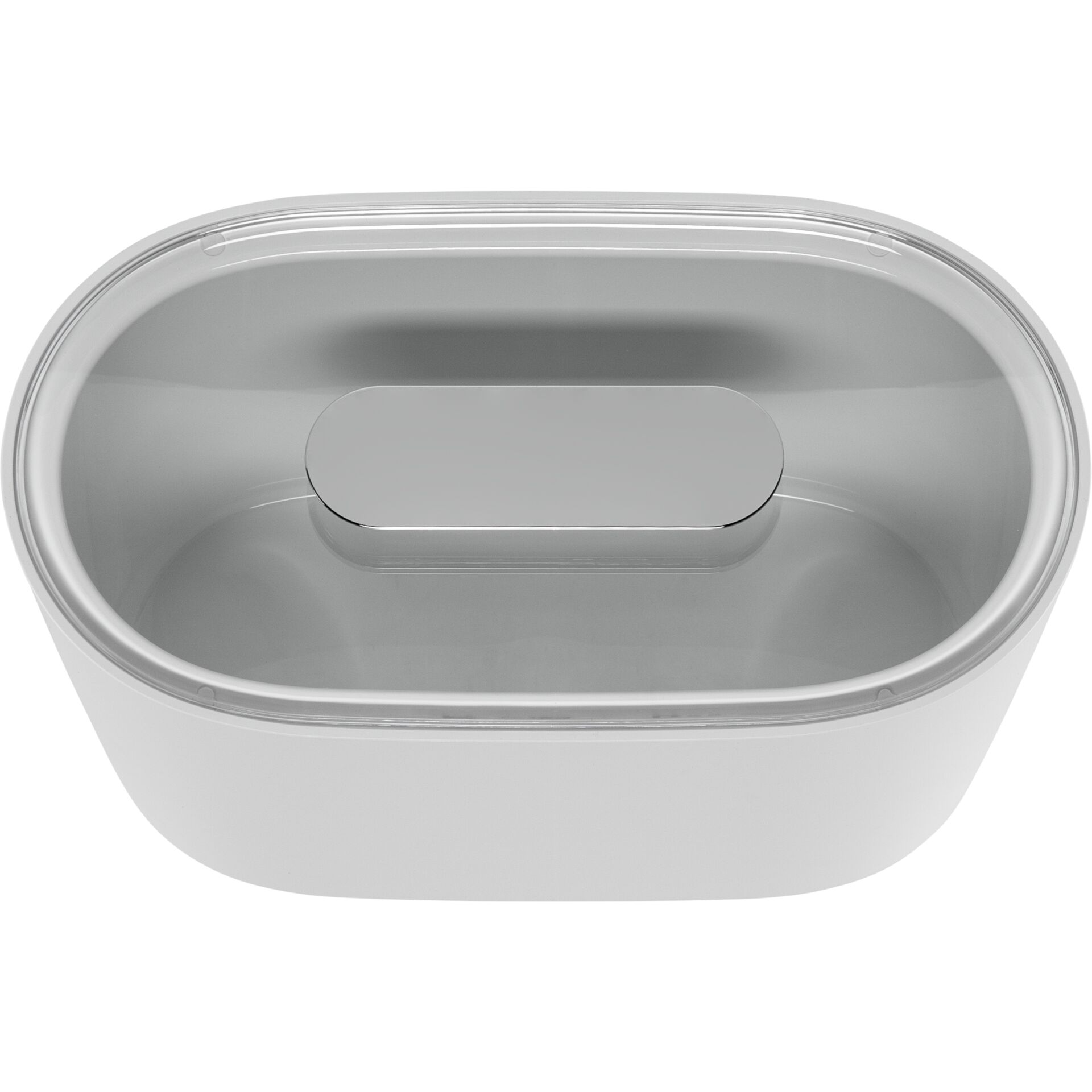 Toaster, Brotbehälter, Edelstahl, Abnehmbare Deckel, Rechteckig