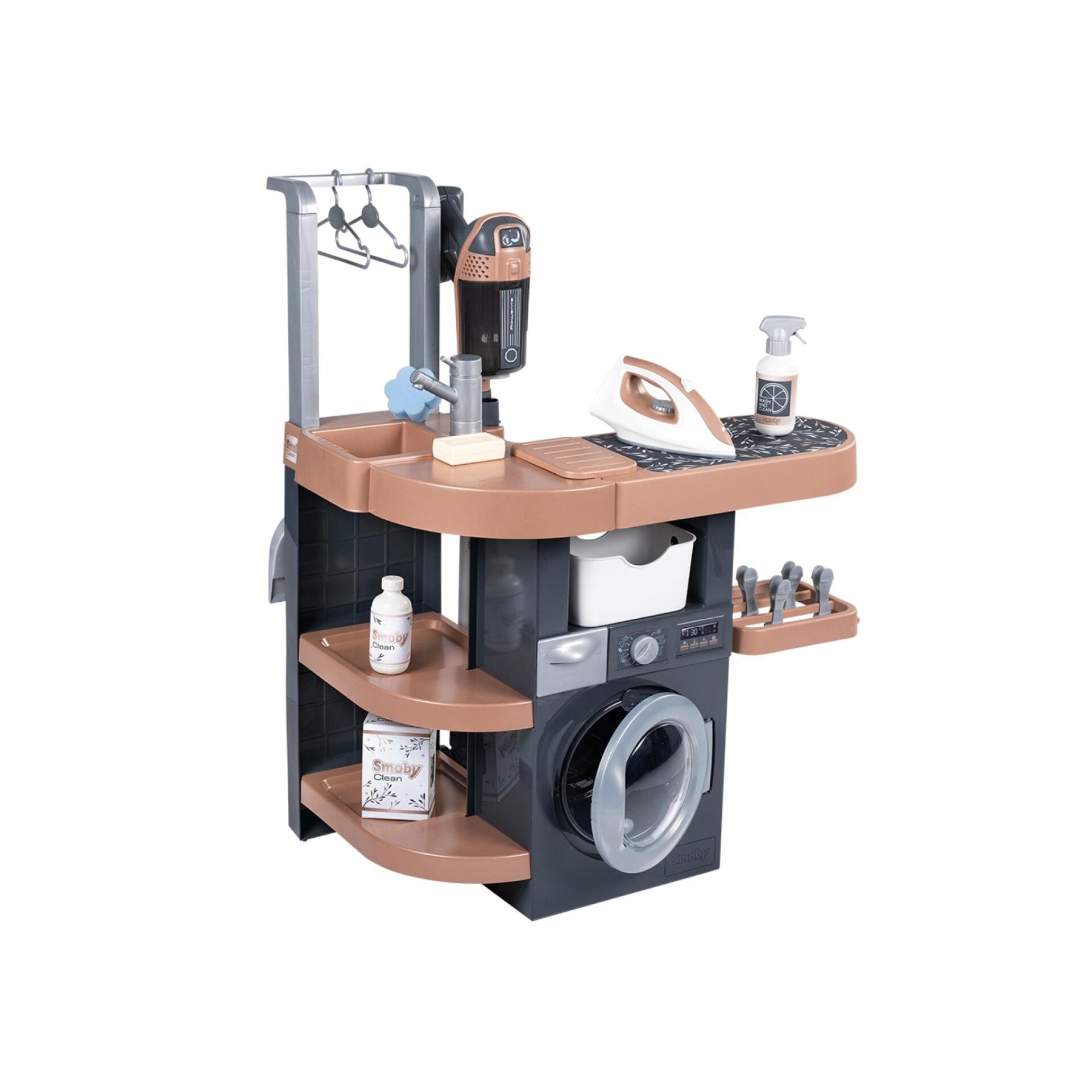 Spielzeugwerkbank, Werkzeugset, Waschmaschine, Bohrmaschine, Küchen- oder Haushaltszubehör