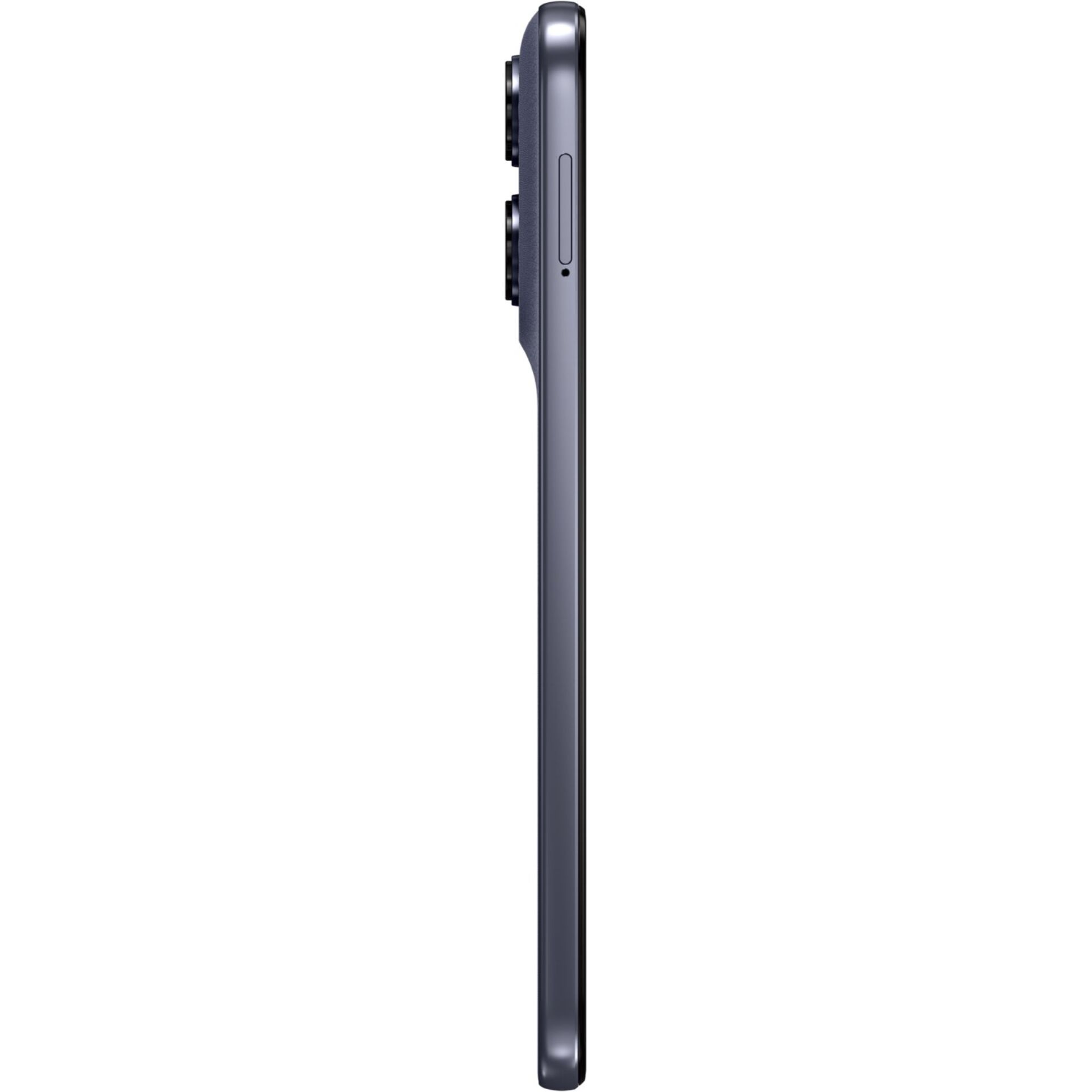 Smartphone, Dual camera, Slim profile, Side button, Metallisch-blau