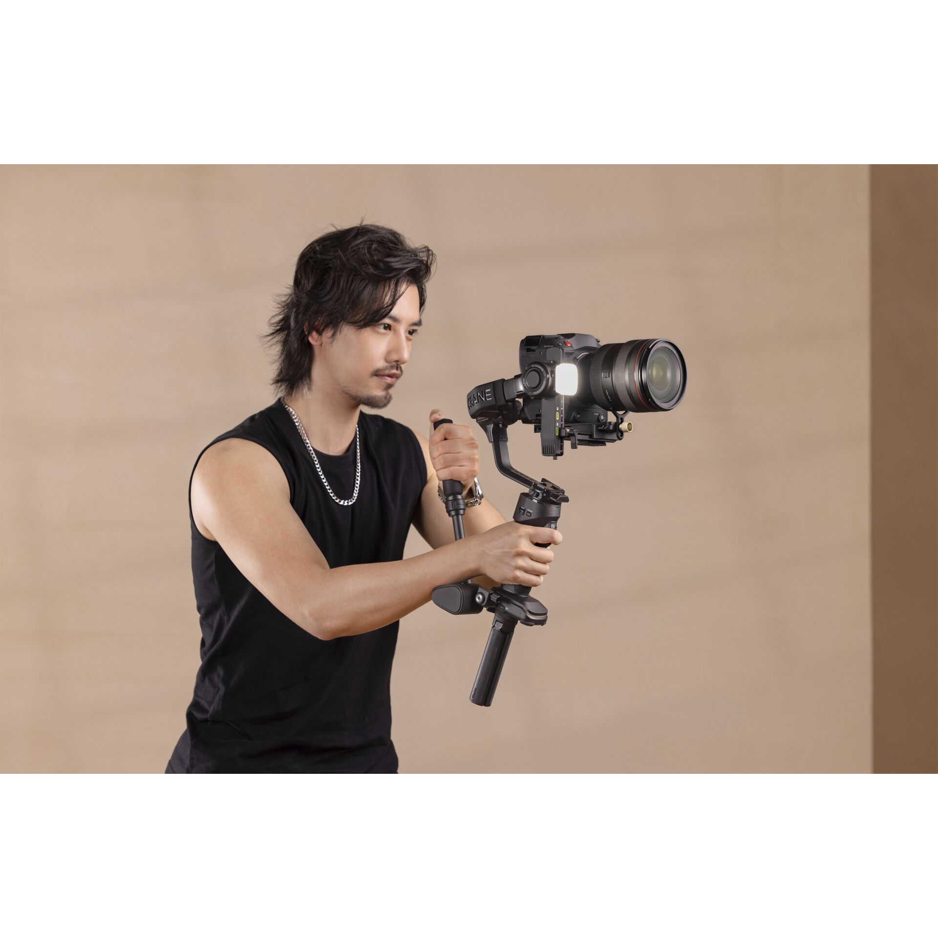 Photographie, Elektronik, Videokamera, Person, Halskette