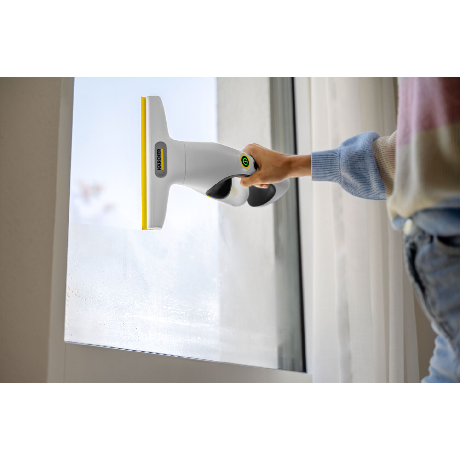 Fensterreiniger, Fensterwischer, Griff, Kabinenseitiger, Wischwerkzeug