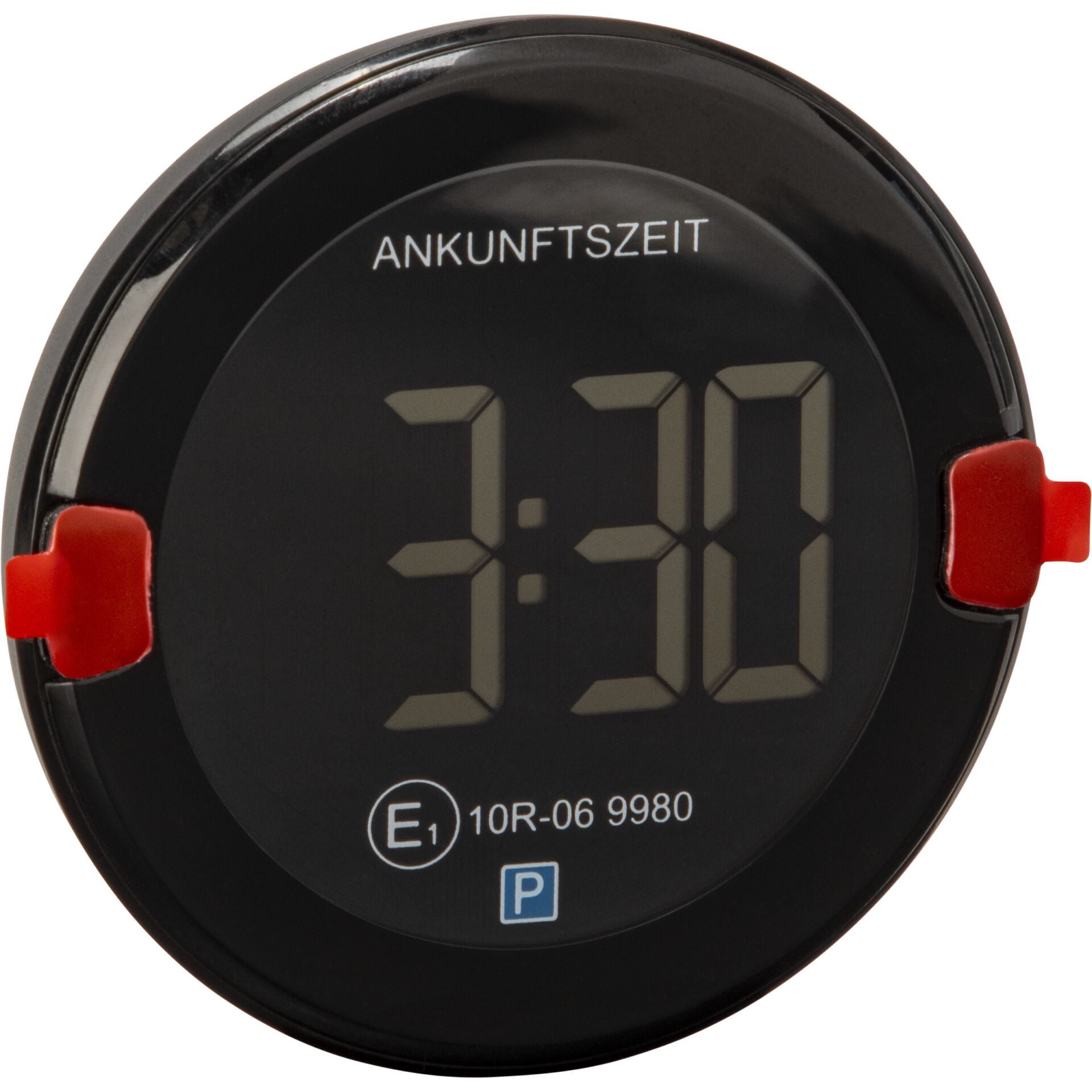 Elektronik, Bildschirm, Computer-Hardware, Computerausrüstung, Überwachen, digitale Uhr, Autuhr, runde Anzeige, rote Spannklemmen, LED Display