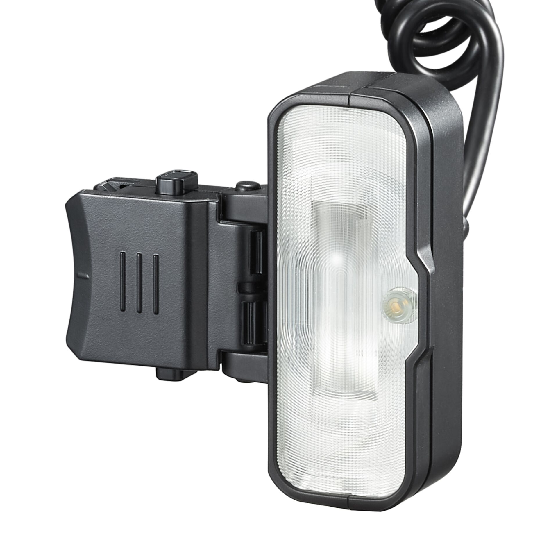 Fahrradlampe, LED-Lampe, Hauptlicht, Seilzugmontage, Schwarz