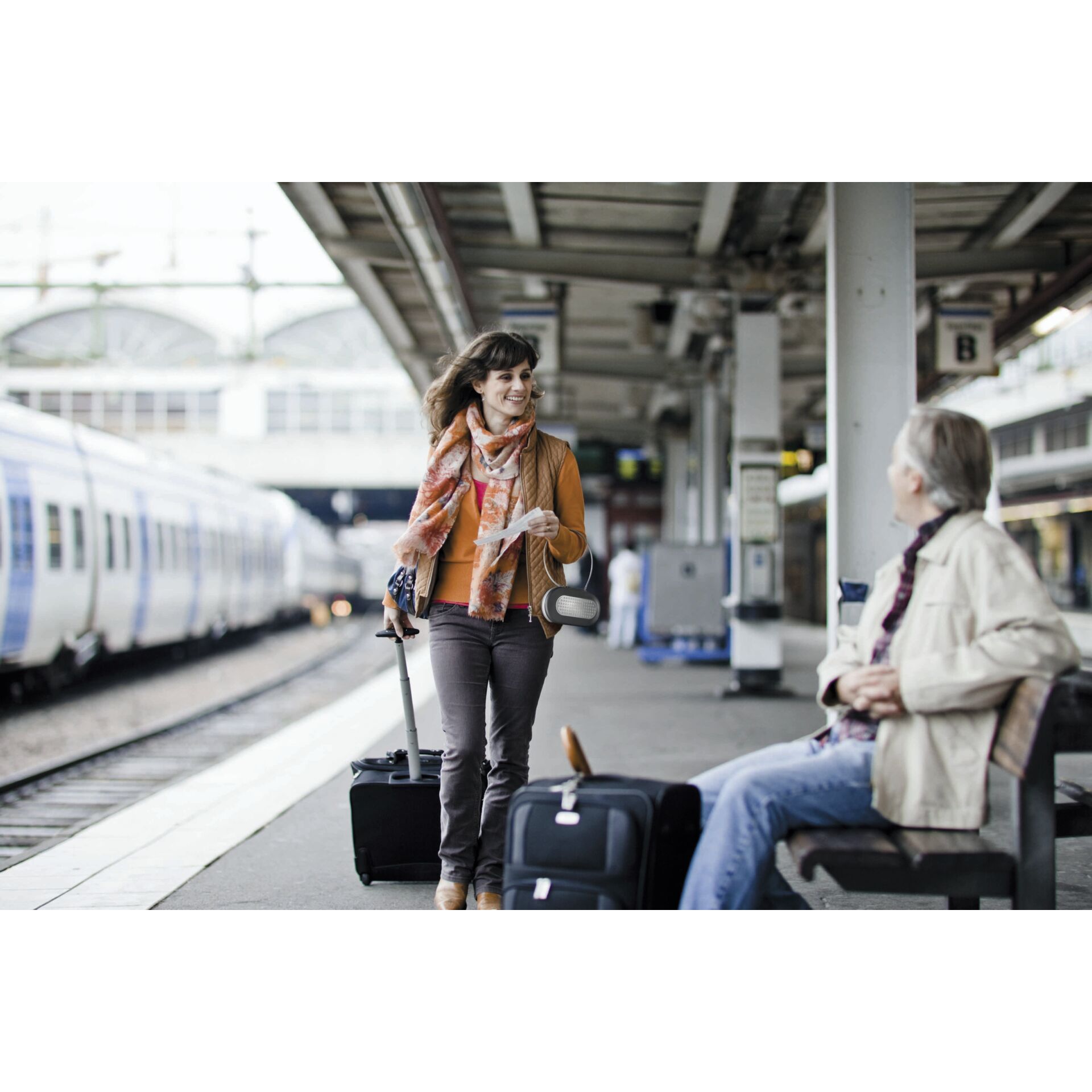 Gepäck, Hosen, Erwachsener, Person, Frau