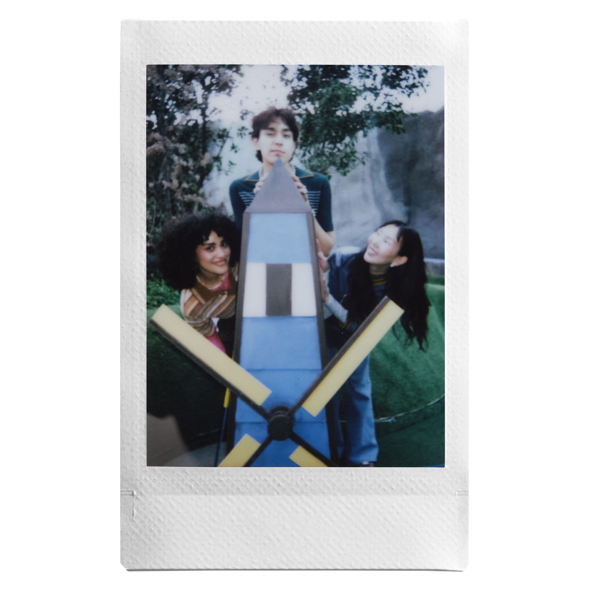 Polaroid, Foto, Windrad, Kinderfreunde, Gruppenspot