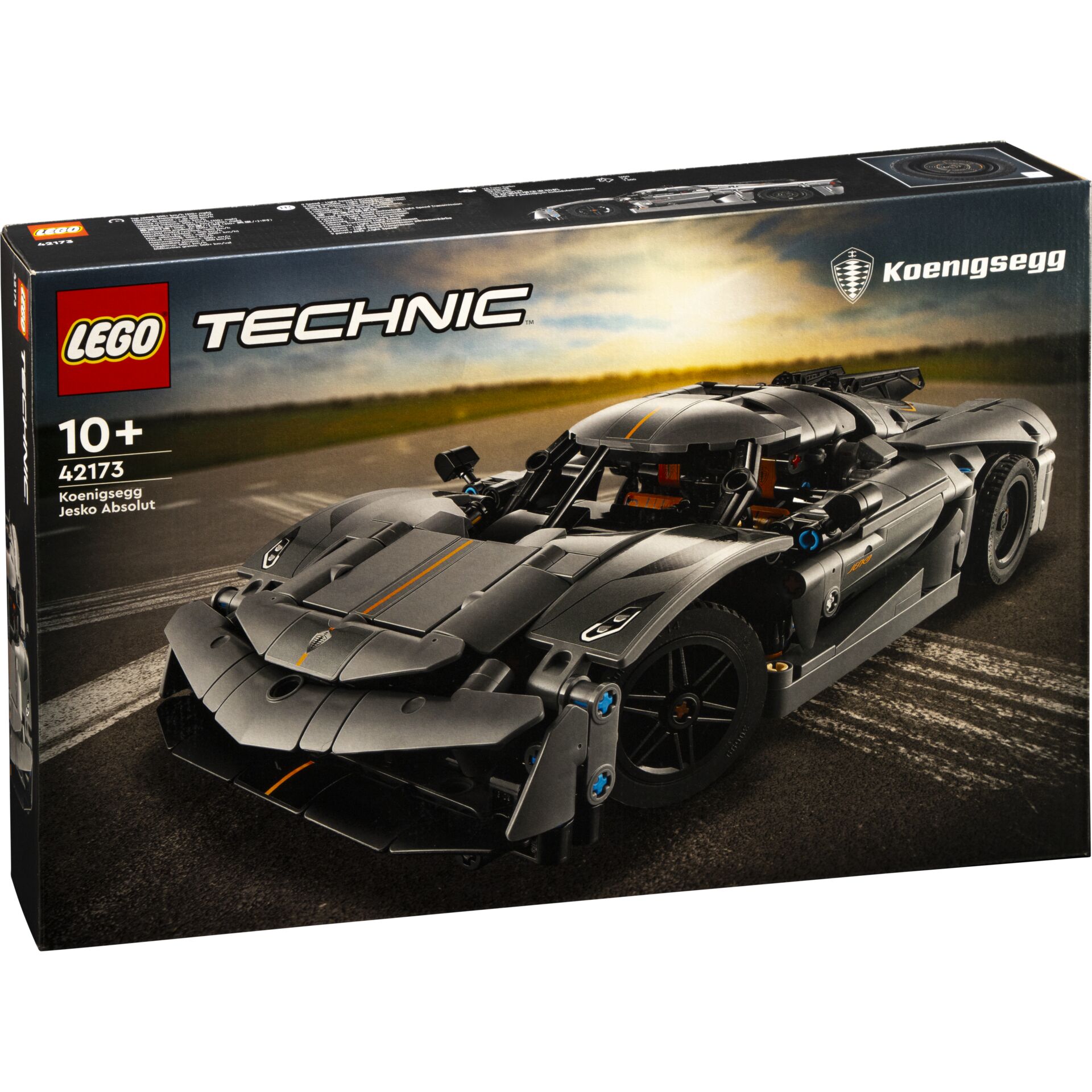 LEGO Technic, Rennwagen, Straßenfahrzeug, Grau, Set 42173