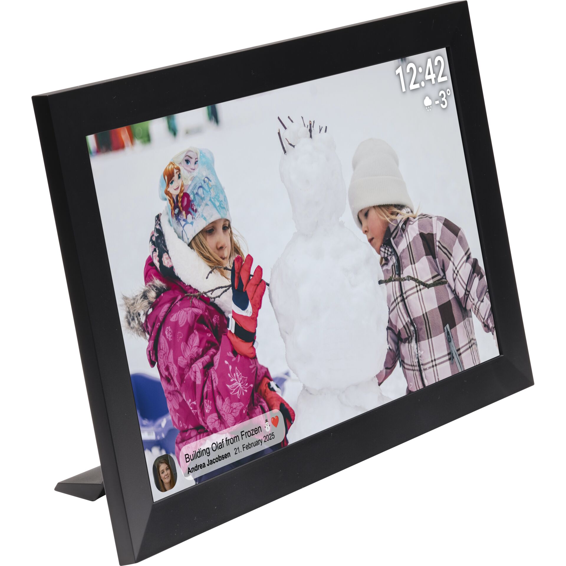 Natur, Draußen, Überwachen, Bildschirm, Winter