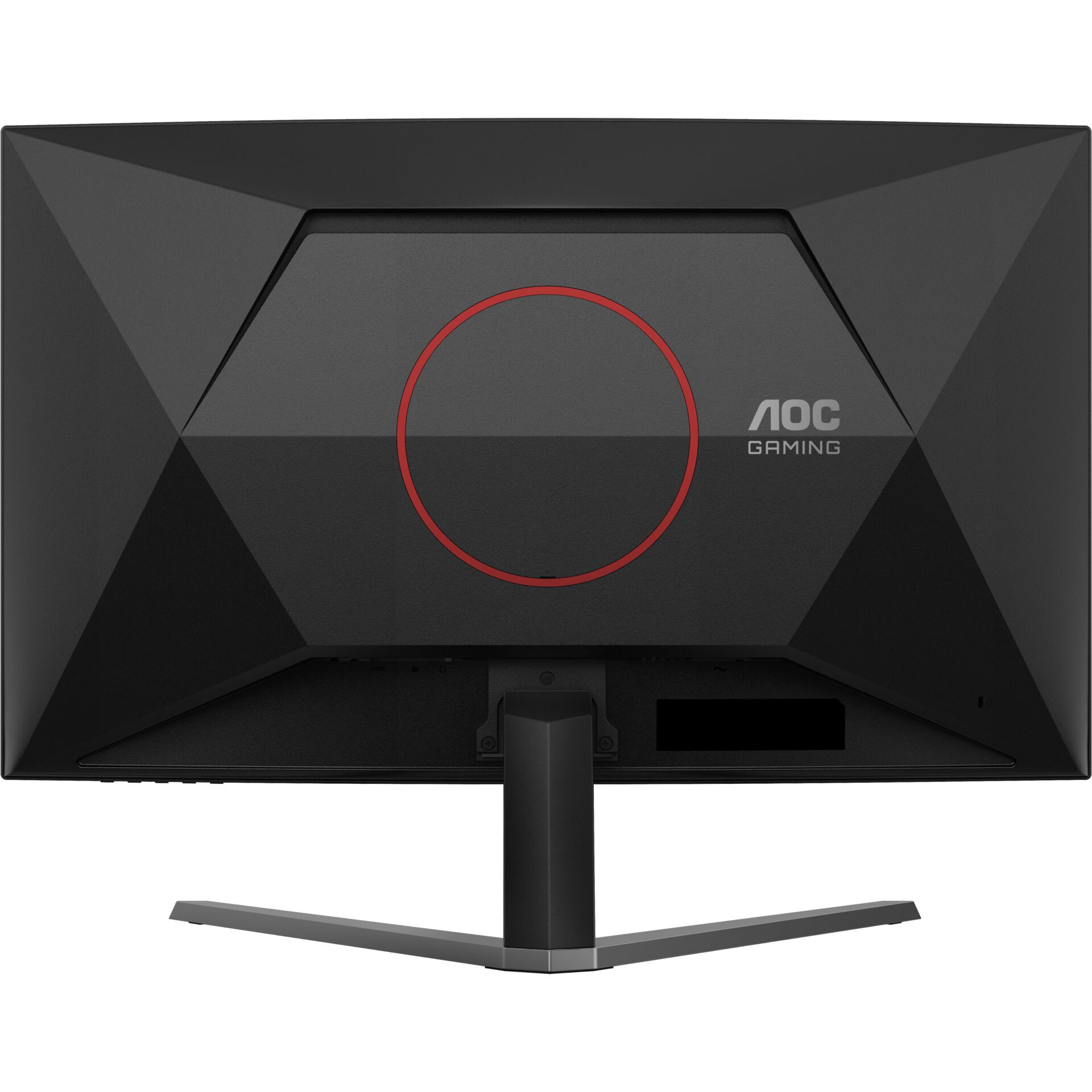 monitor, Gaming-Monitor, stativ, schwarz, futuristisches design