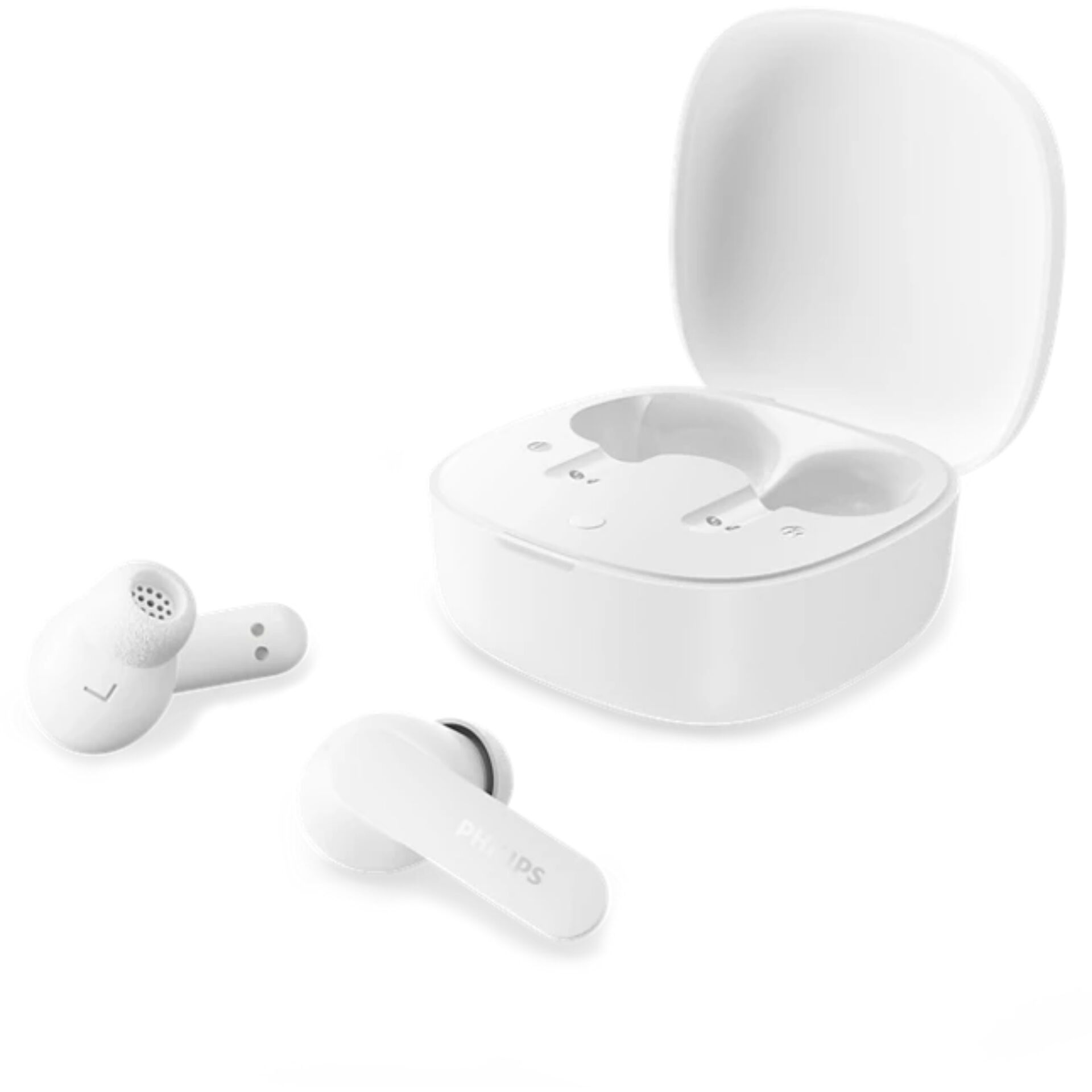 Kopfhörer, In-Ear, kabellos, Ladecase, weiß