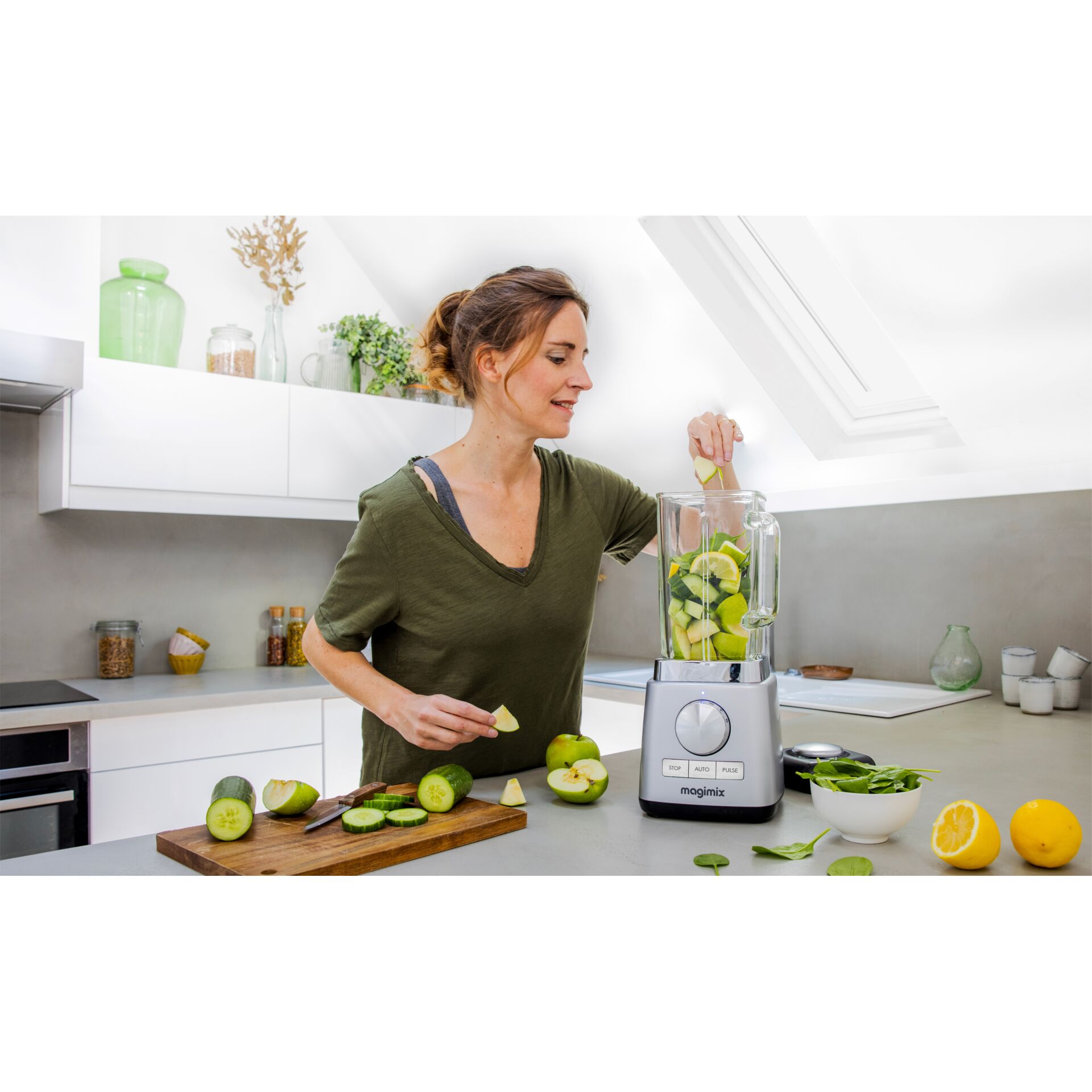 Mixer, Blender, Küchenmaschine, Zitrusfrüchte, Grüne Lebensmittel