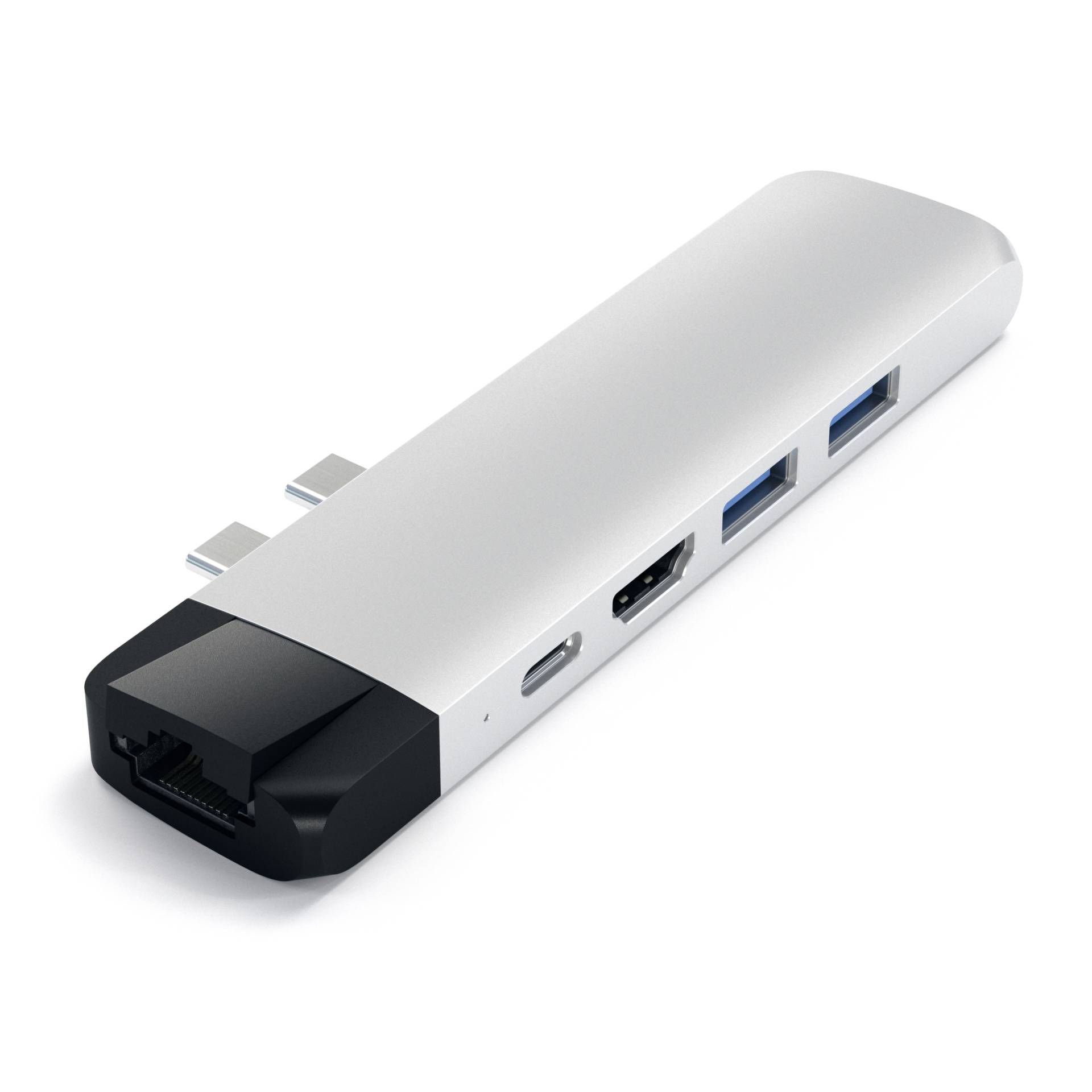 Satechi Type-C Pro Hub 4K HDMI with Ethernet silver Elektronik, Hardware, Adapter