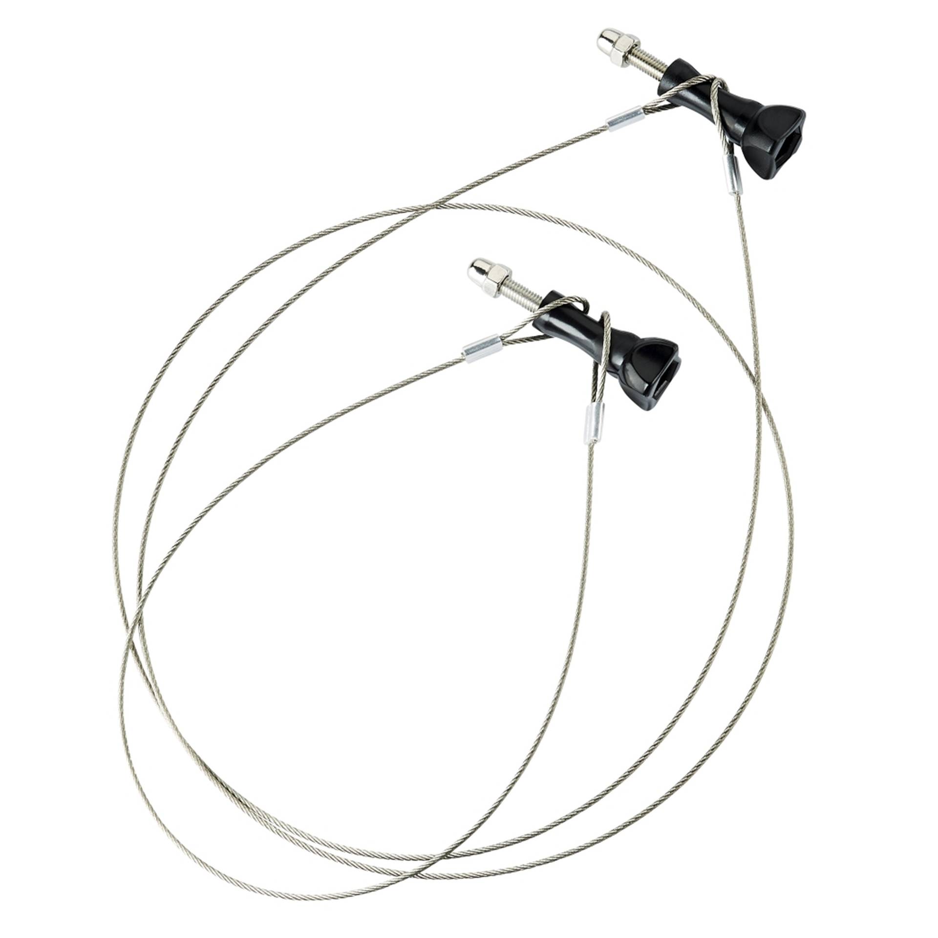 Mantona Sicherungsleine Set  Edelstahl 40cm + 100cm