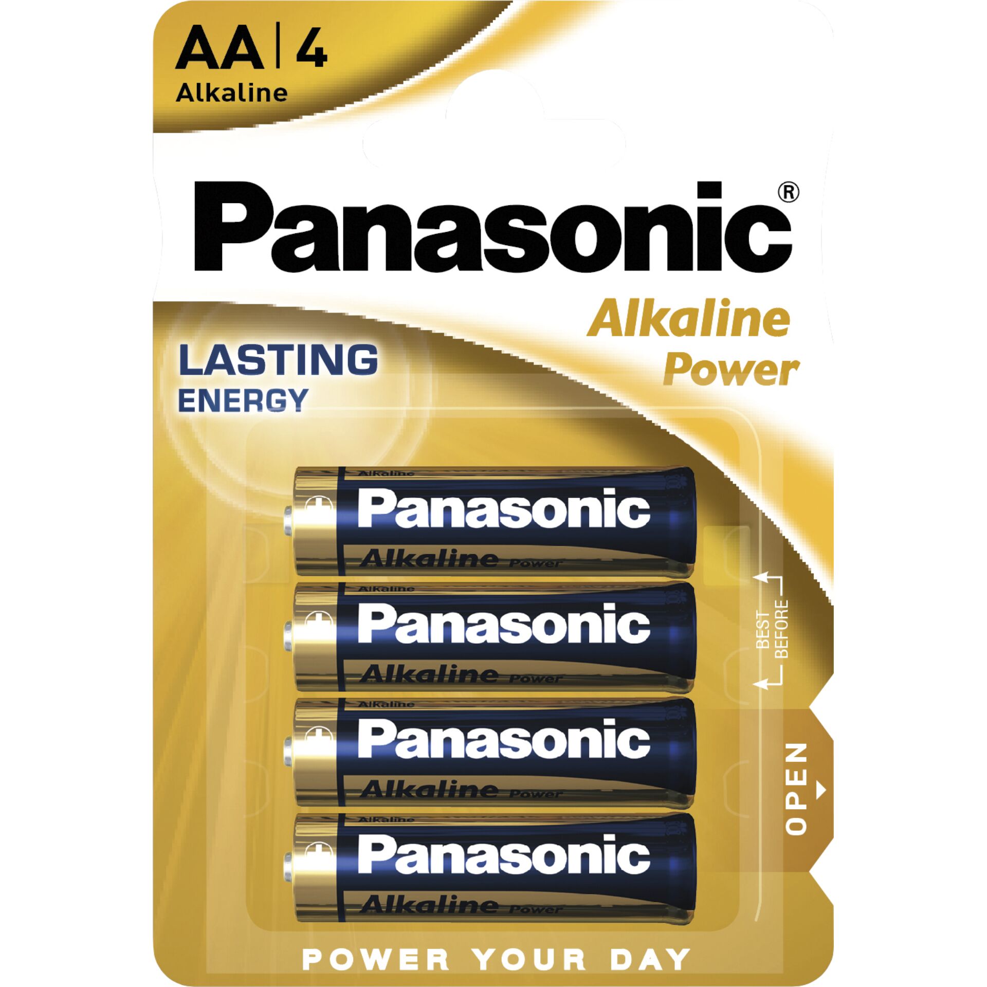 1x4 Panasonic Alkaline Power  Mignon LR6 AA