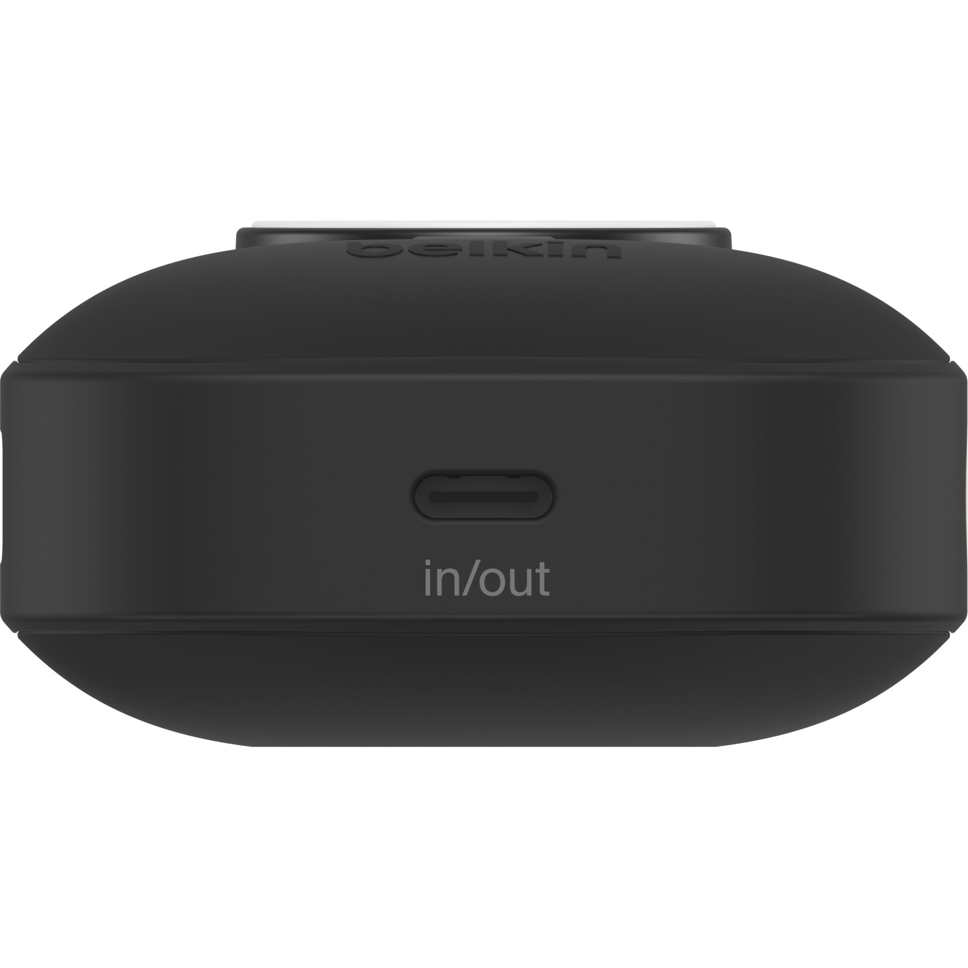 in/out, USB-C, Adapter, schwarz, kompakt