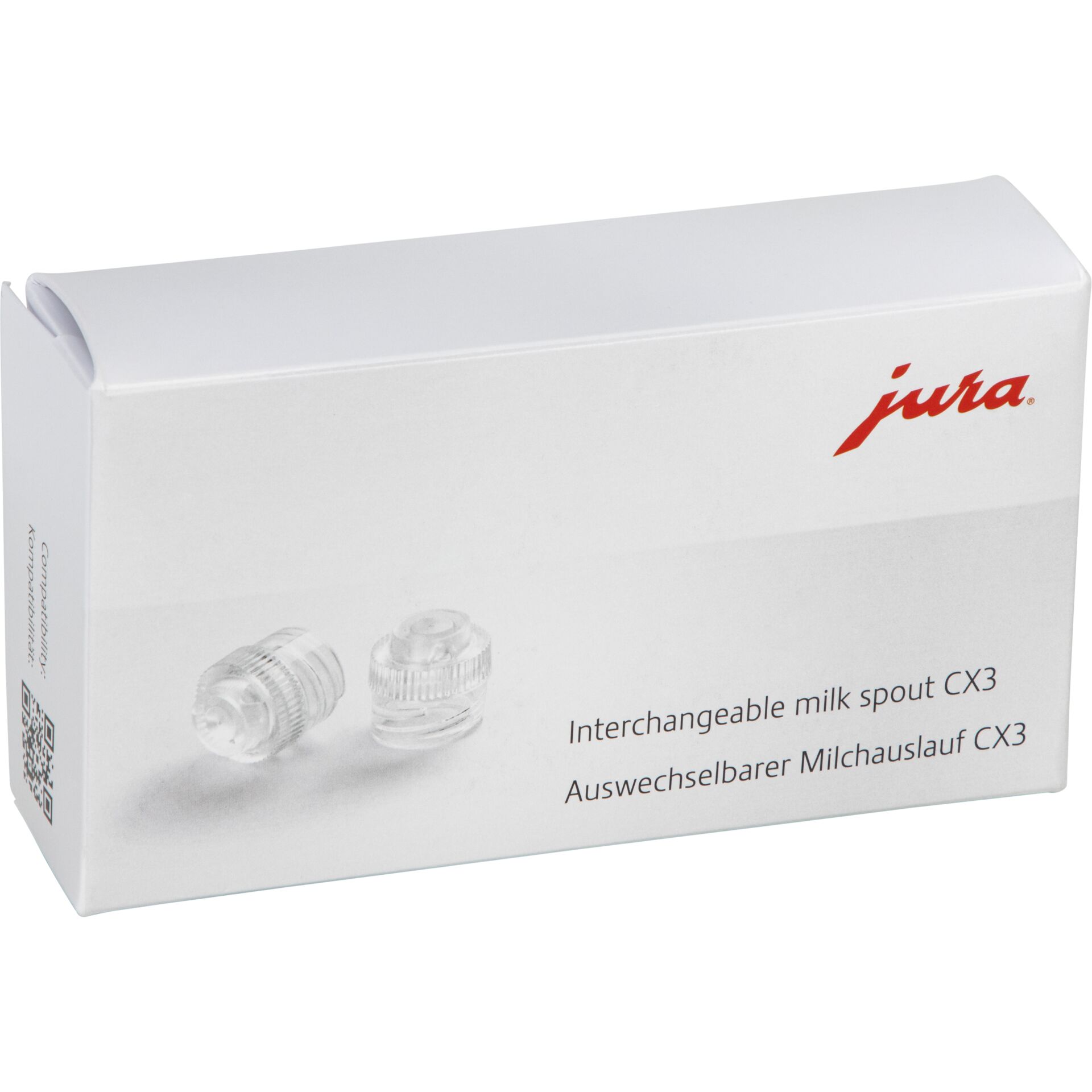 Milchspout, austauschbar, CX3, Glas, Verpackung