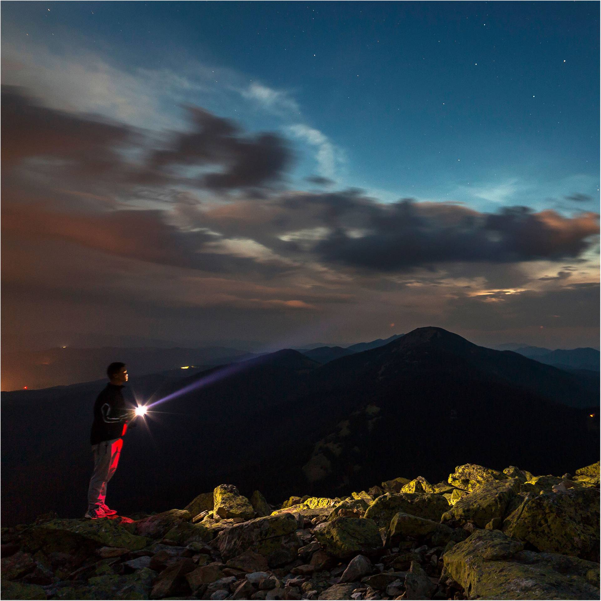 Aufflackern, Licht, Wandern, Himmel, Fotografie