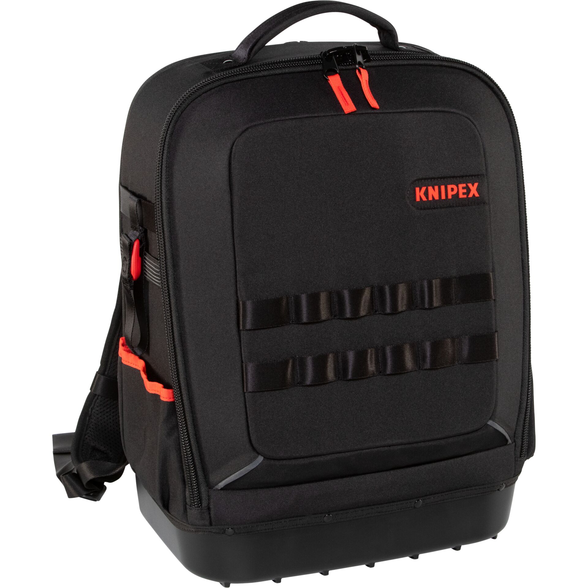 Rucksack, Rucksack, Laptop-Tasche, Schwarz, Rotakzente