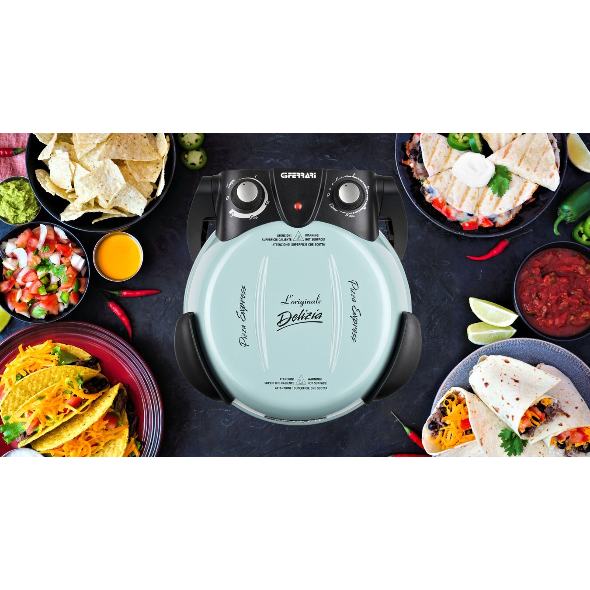 Elektrischer Kocher, Dampfkochtopf, Pfannen-Deckel, Tortilla?, Delizia?