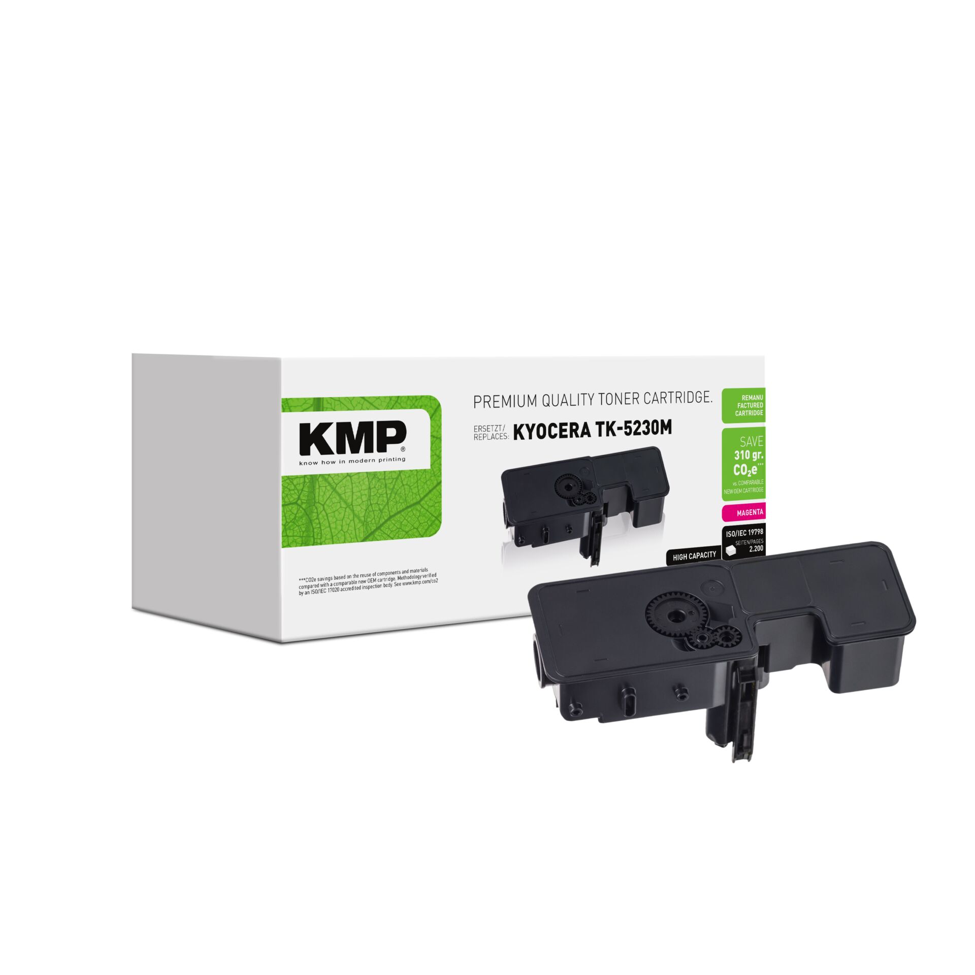 Adapter, Elektronik, Pistole, Waffe, Tonerpatrone, Kyocera TK-5230M, Schwarz/Magenta, Drucker-Ersatzteil, Patrone