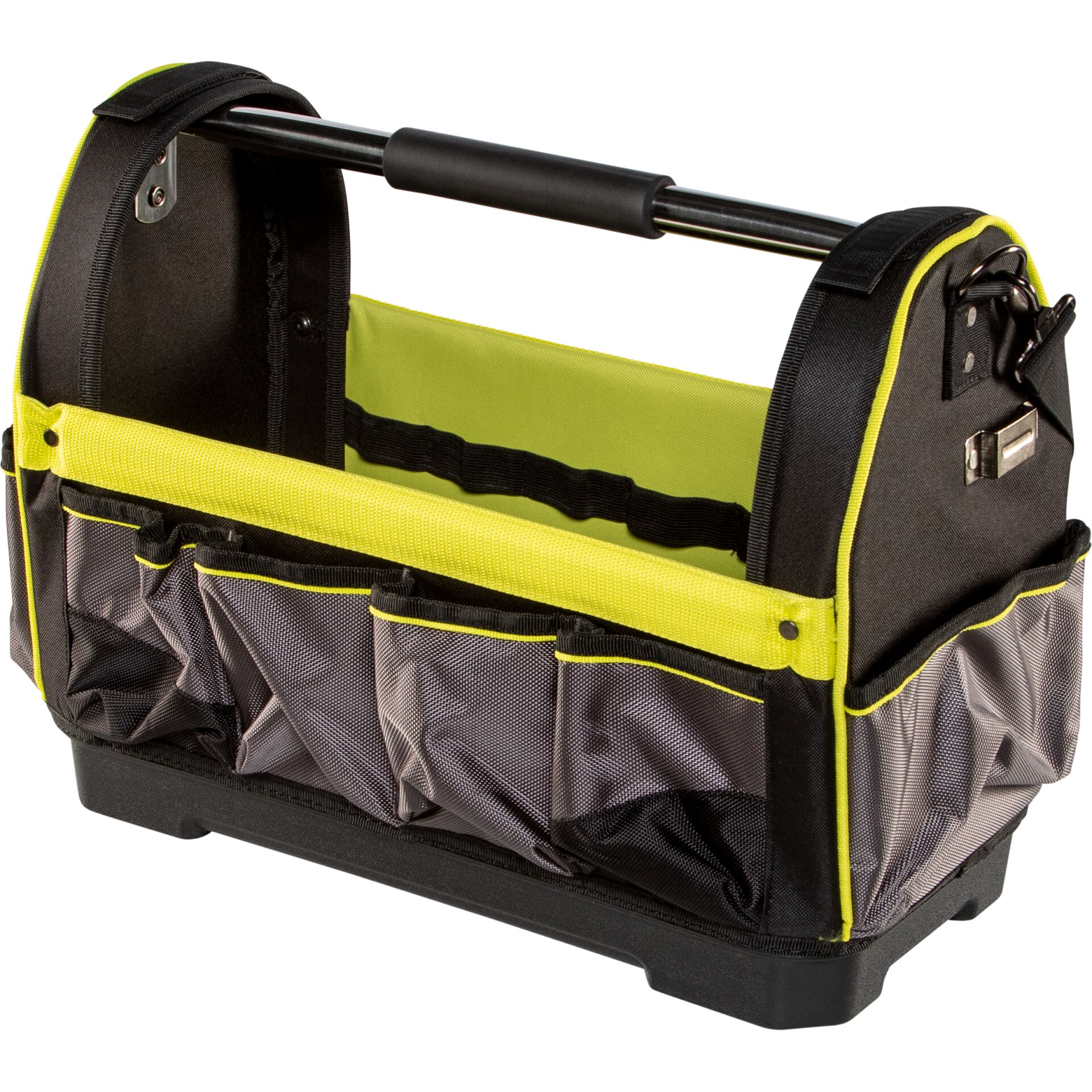 Werkzeugtasche, Tragegriff, Fächer, Gelb, Stäbehalter