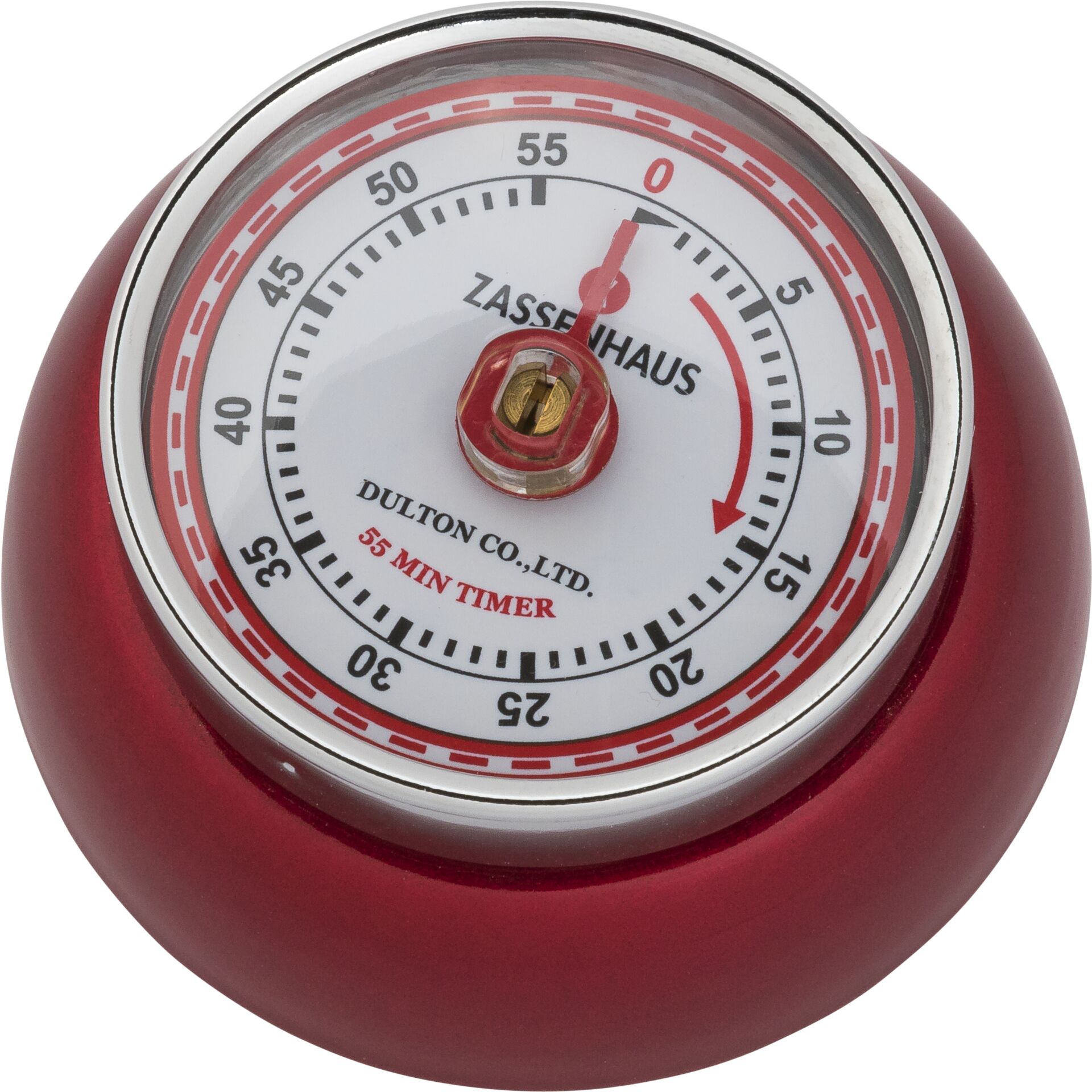 Zassenhaus Timer  Speed Metallic Red