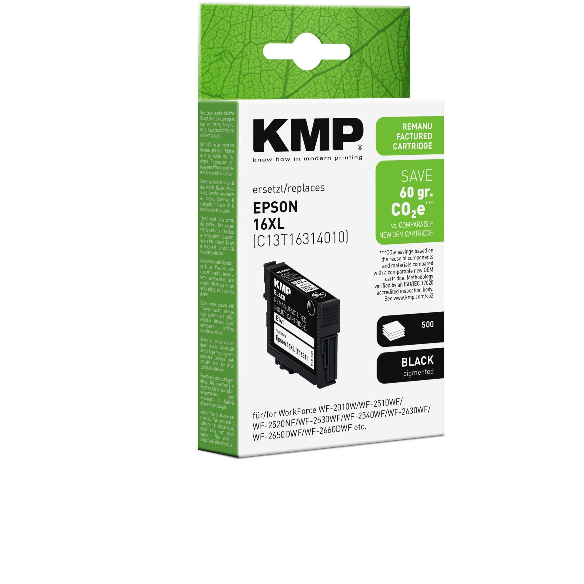 Adapter, Elektronik, Computer-Ausrüstung, QR Code, Visitenkarte, Tintenpatrone, KMP, Epson 16XL, Schwarz pigment, Verbrauchsmaterial