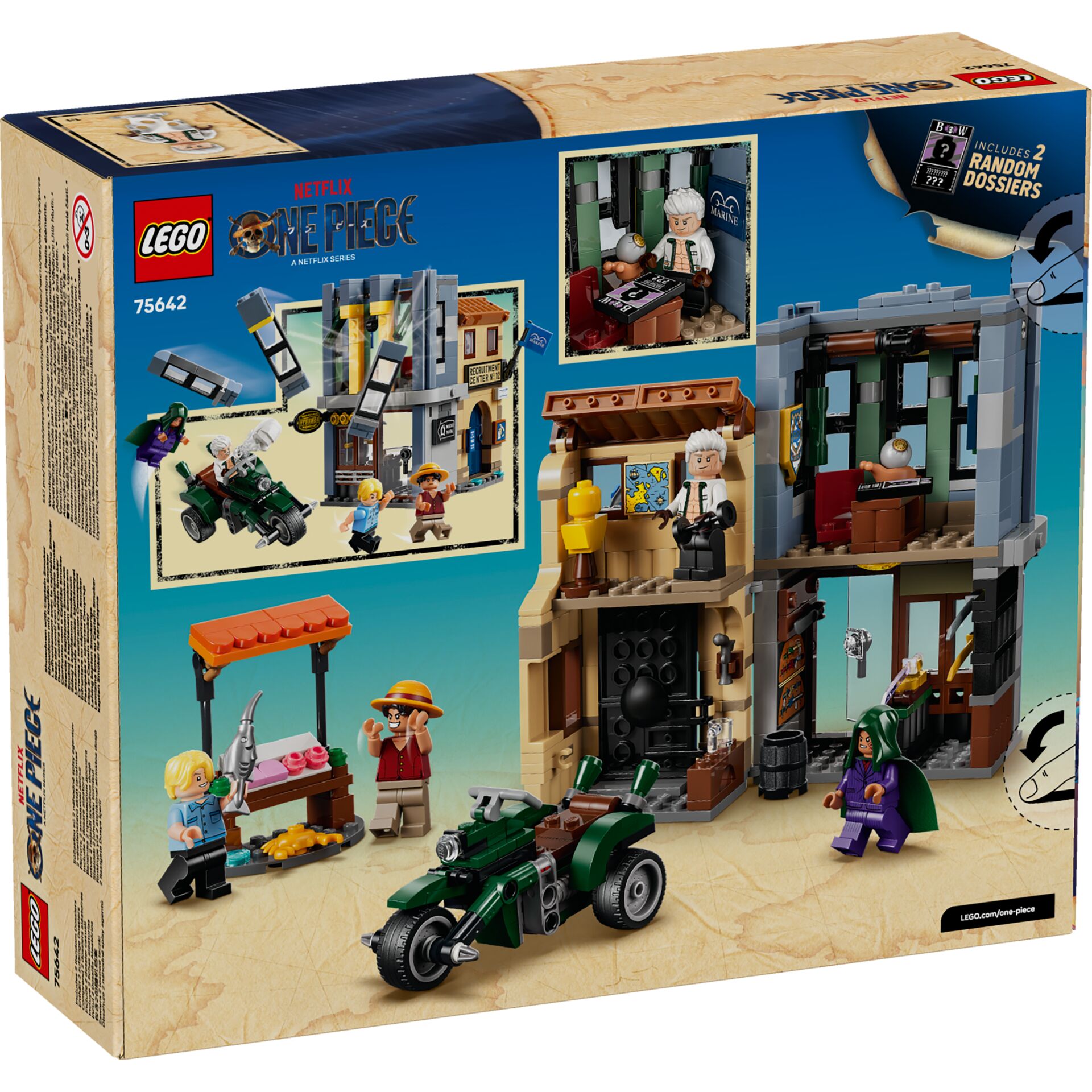 Lego, Action-Figur, Straßen-Szenerie, Replica-Moped, Schauplatz-Kulisse