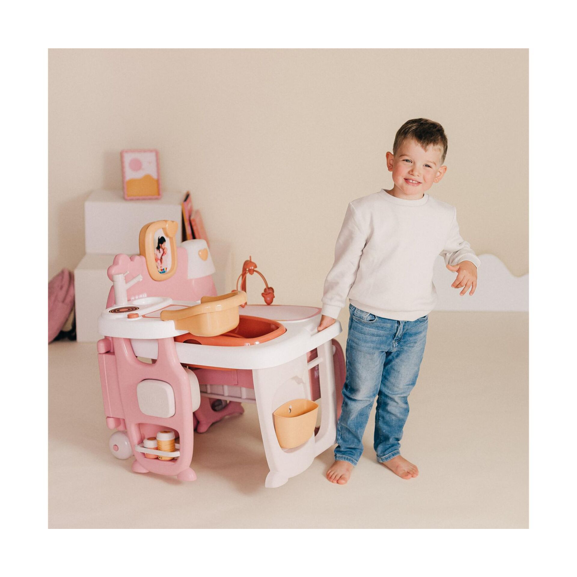 Kinderküche, Küche Spielzeug, Pinke Spielküche, Spielzeug Küche, Küchenzubehör