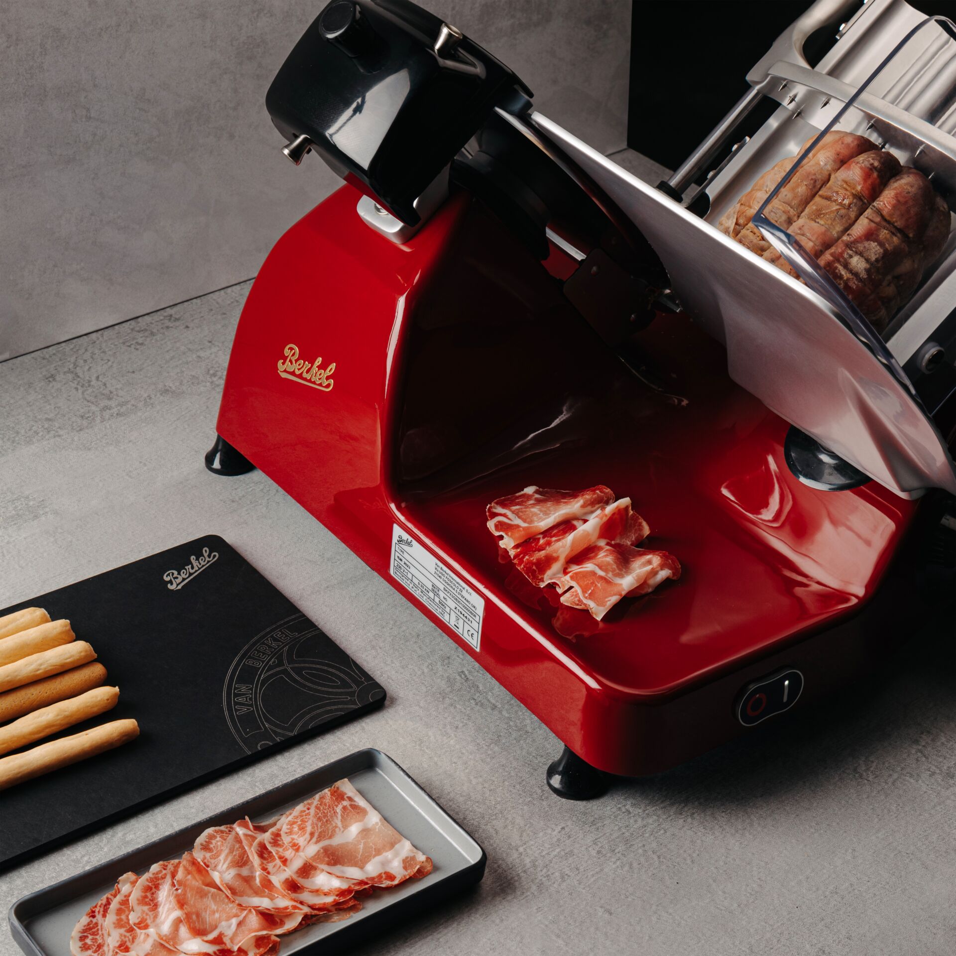 Wurstschneidemaschine, Rot, Küchenmaschine, Schinken, Schneidmaschine