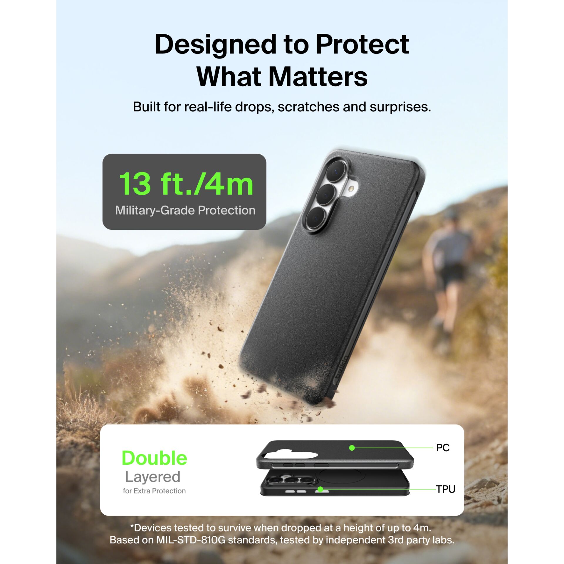 Hülle, Schutzhülle, Smartphone, Kratzer-Schutz, Dual-Layer