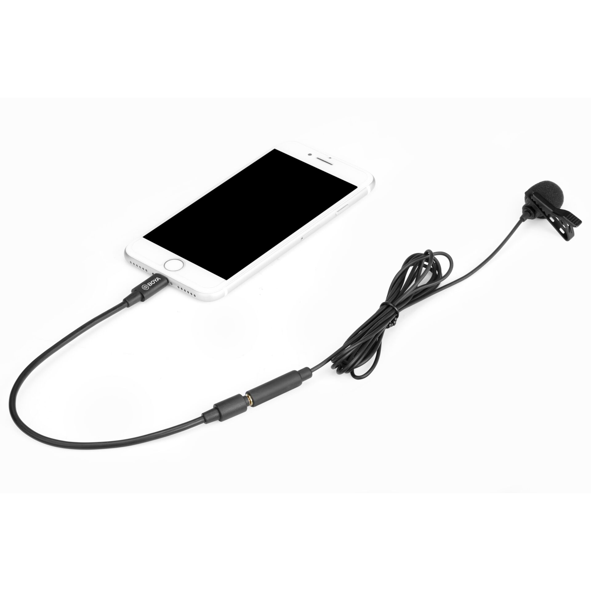Ladekabel, Mikrofonclip, USB-C Kabel, Headsetanschluss, Smartphone Ladesatz