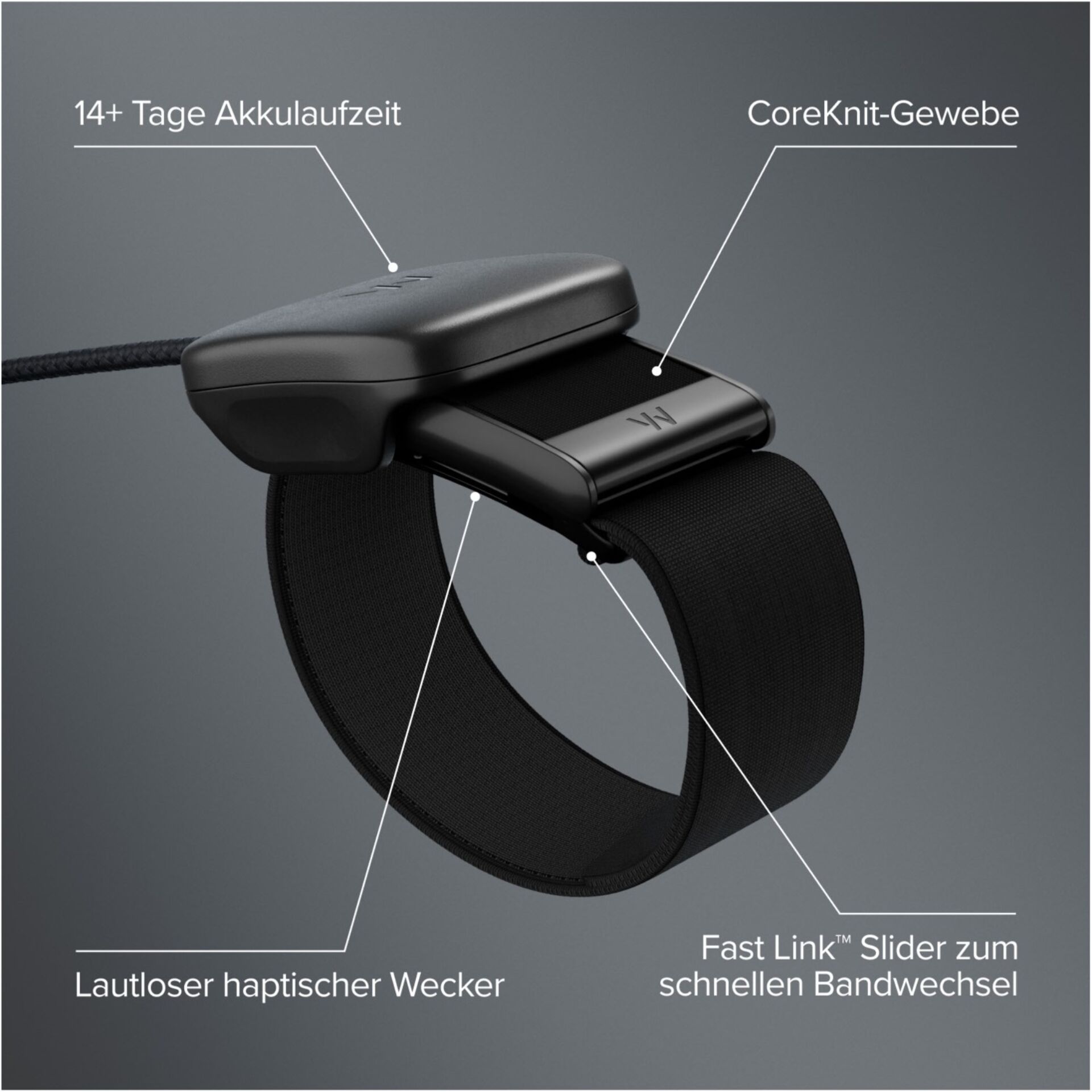 Kopfhörer-Verlängerung?, Smartwatch-Accessoire, Kabelgebunden?, Klettverschluss?, Längeres Band?