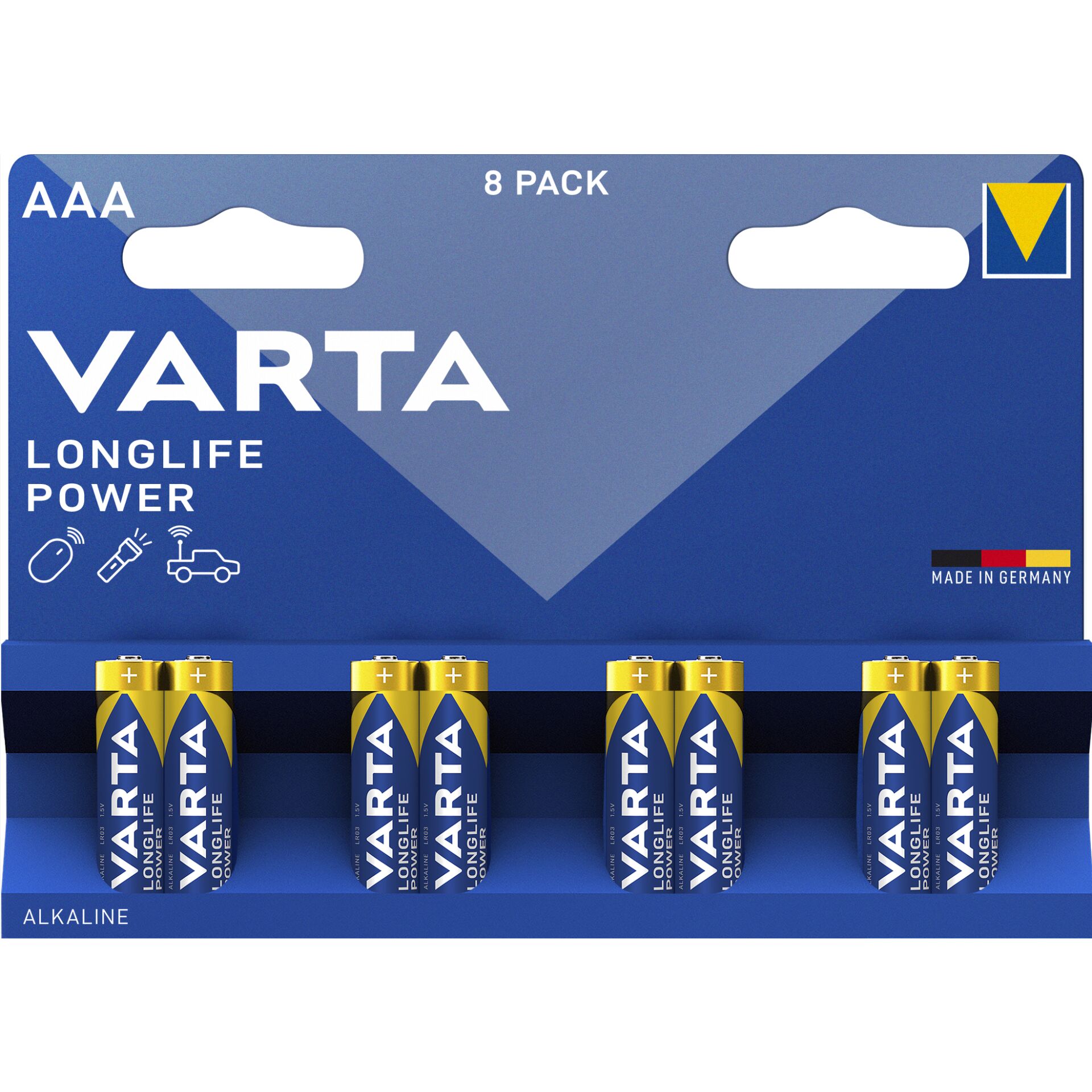 1x8 Varta Longlife Power Micro  AAA LR 03