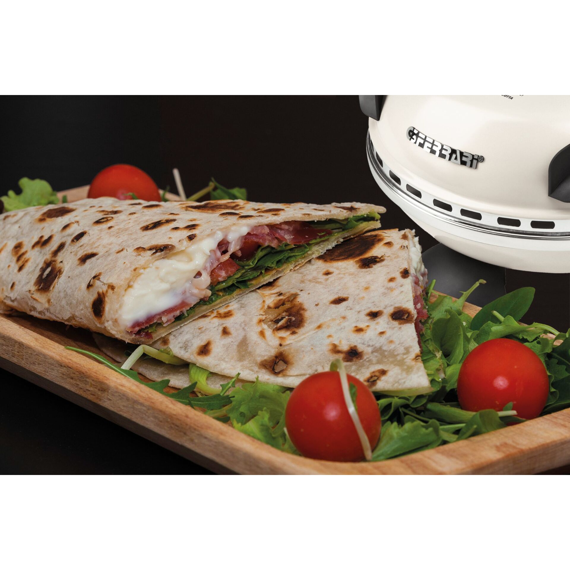 Wrap, Quesadilla?, Flatbread, Grilled, Tomato, Salad, Partial sandwich, Rice?