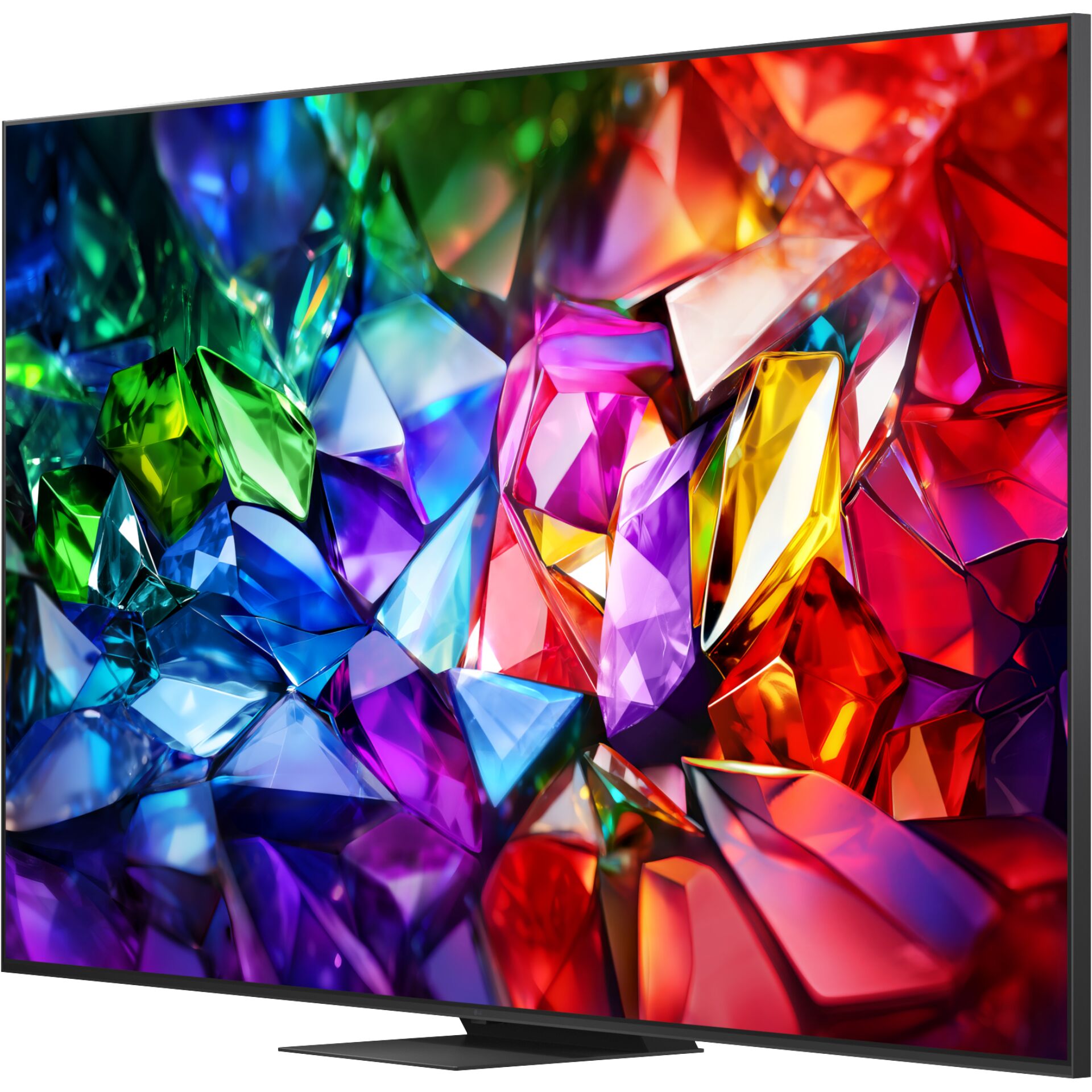 TV, 4K, LED, buntes Muster, Kristallmaserung