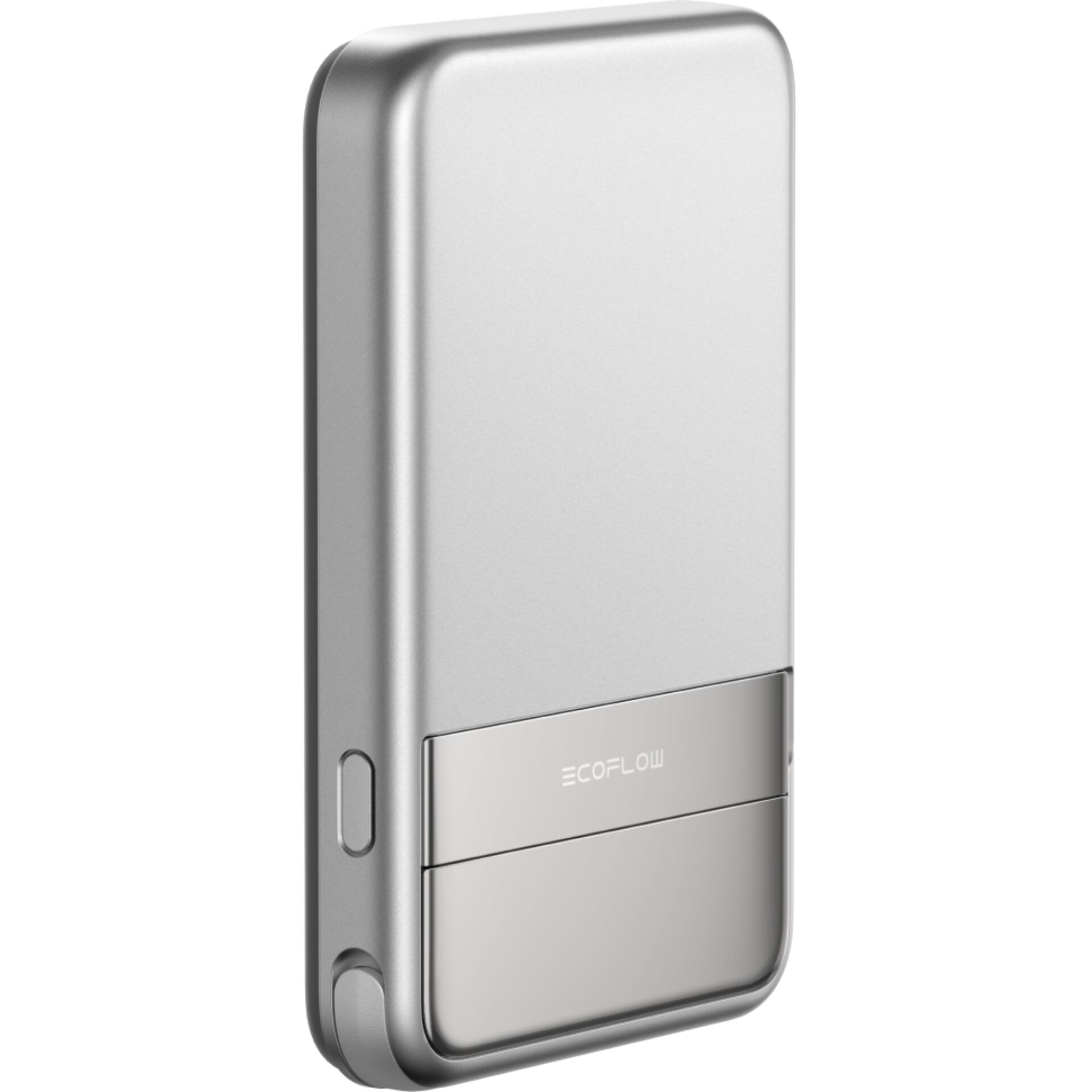 powerbank, metall, silber, kompakt, usb-c